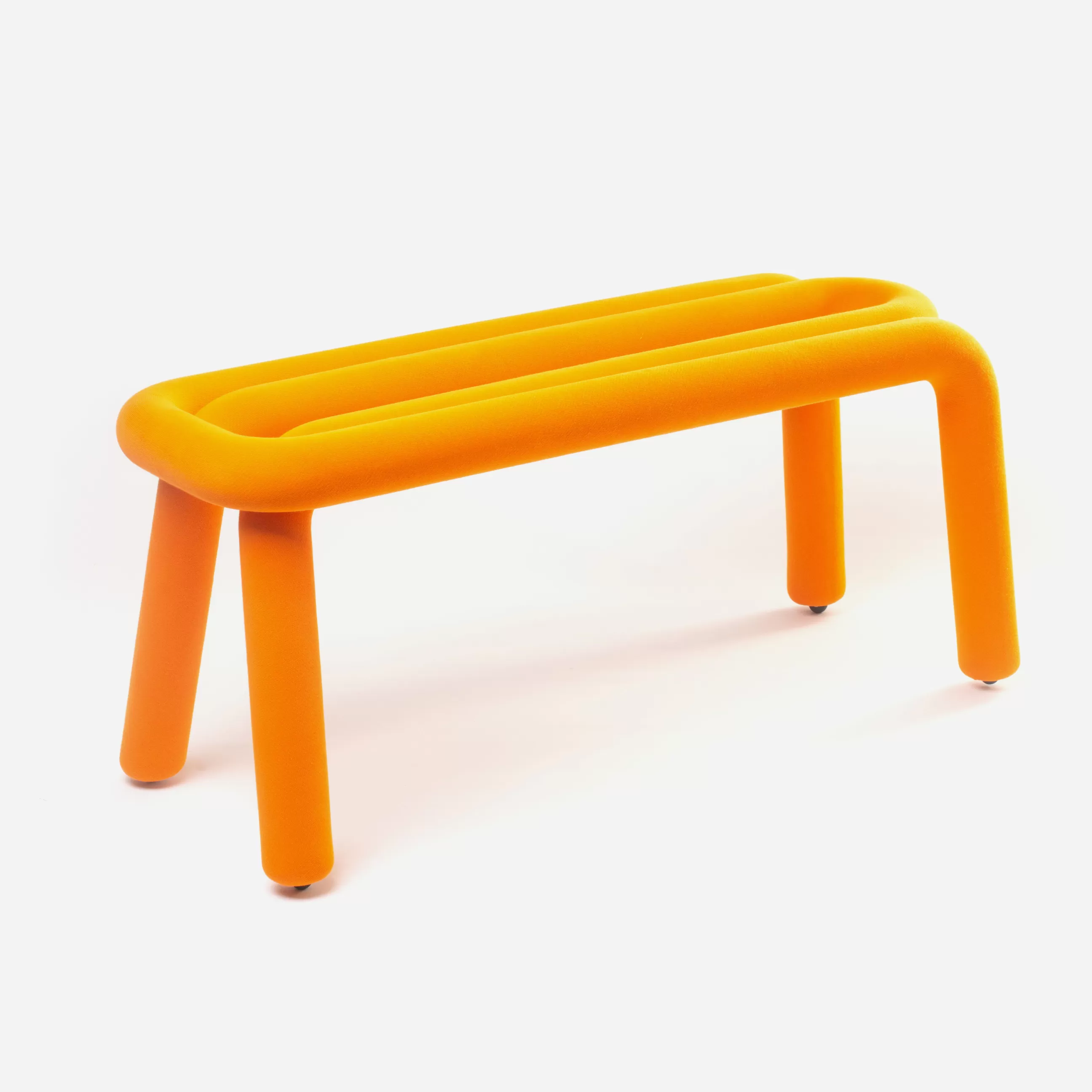 Bancs>Moustache Banc Rembourre Bold Tissu/ L 100 Cm - Orange