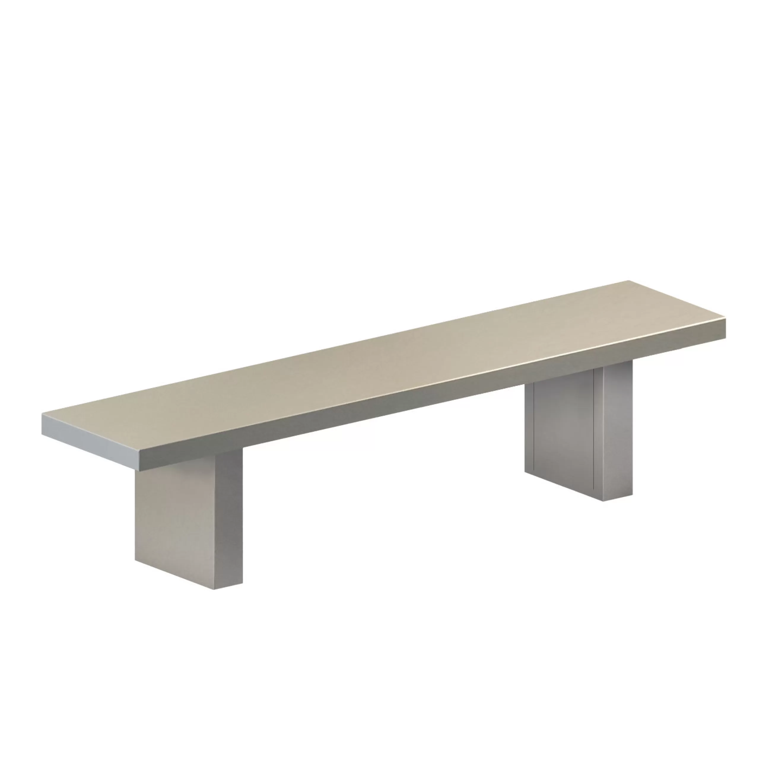 Bancs De Jardin>Zeus Banc Tommaso Outdoor Metal Gris / L 160 Cm - Gris Ciment