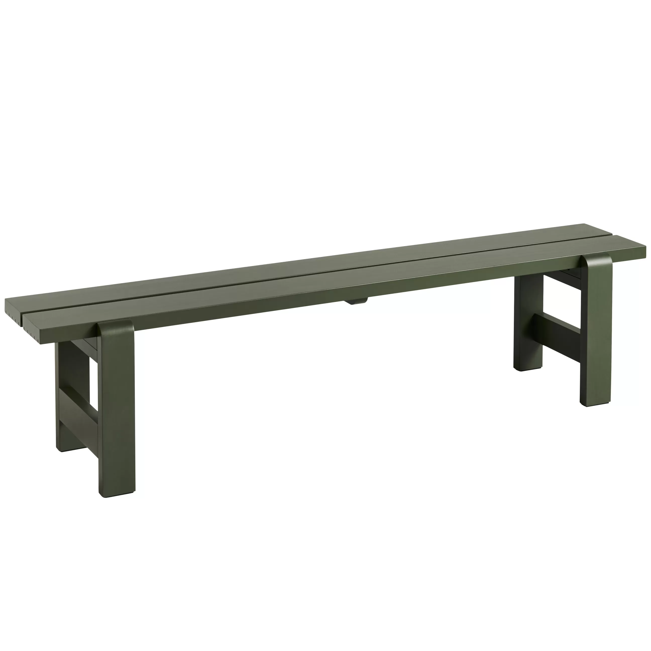 Bancs De Jardin>Hay Banc Weekday Bois Vert / L 190 Cm - Vert Olive