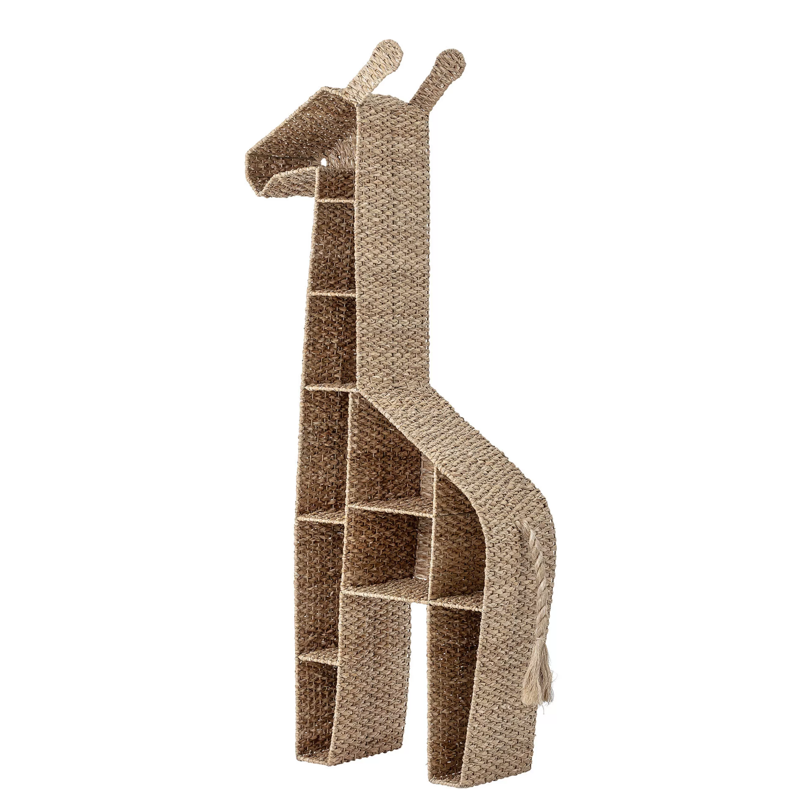 Mobilier Kids>Bloomingville Bibliotheque Girafe Fibre Vegetale Beige Bois/ A Poser - L 46 X H 148 Cm - Naturel