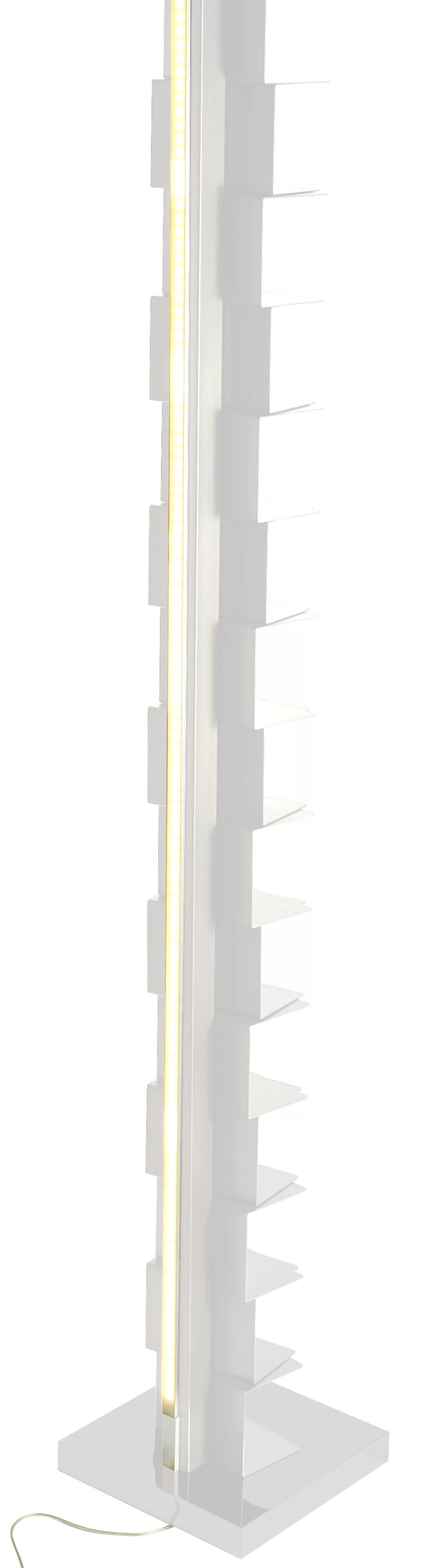 Mobilier Lumineux>Opinion Ciatti Bibliotheque Lumineuse Ptolomeo Luce Metal/ Led - H 215 Cm - Blanc