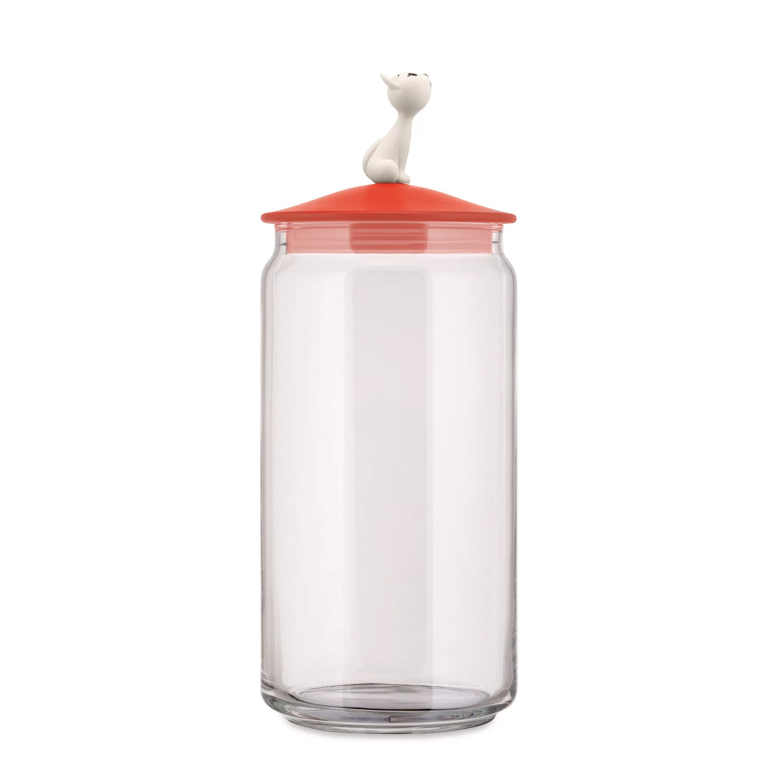 Chiens Chats Cie>Alessi Bocal Hermetique Miojar Verre/ H 27 Cm - 150 Cl - Orange - Transparent