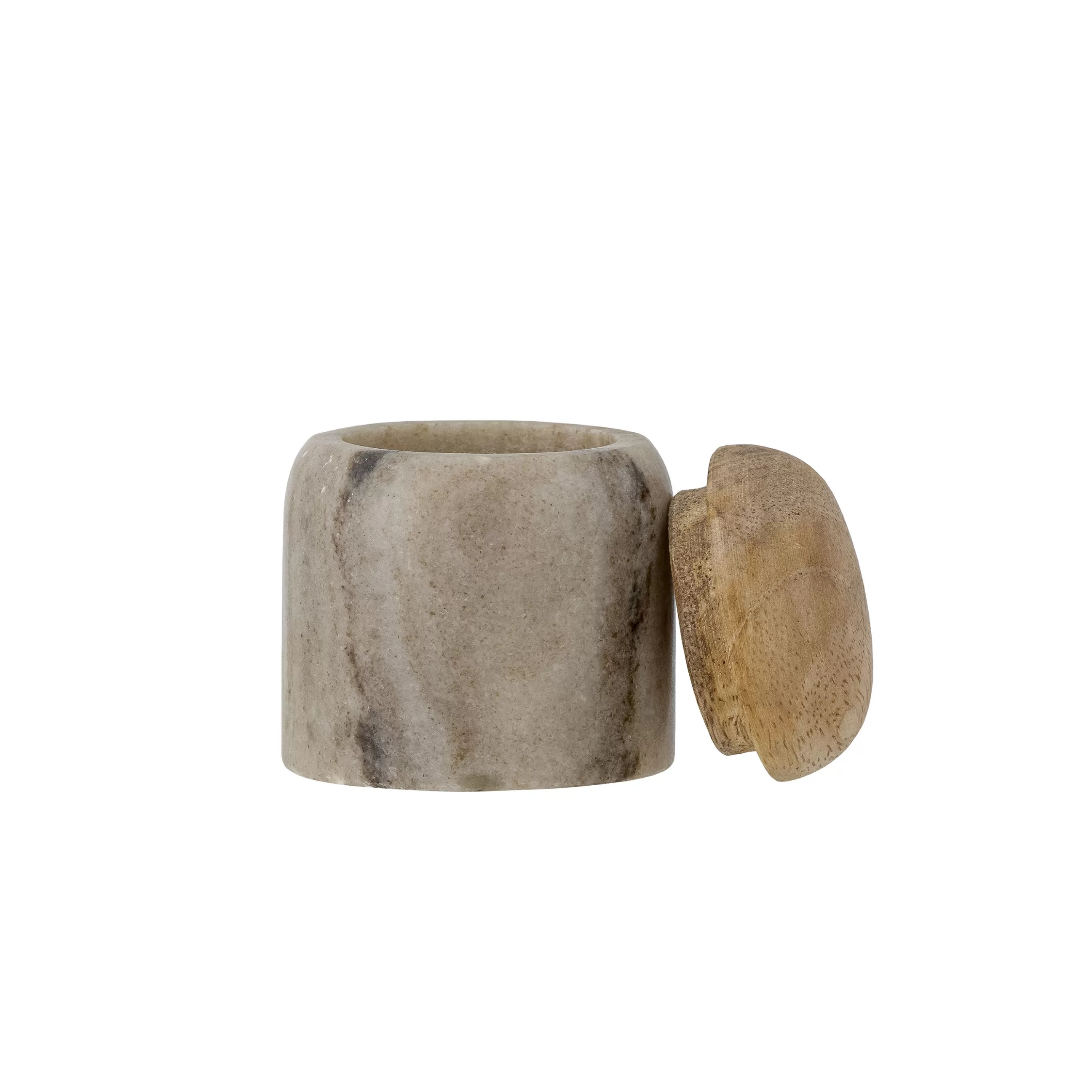 Boîtes Et Conservation>Bloomingville Bocal Payana Pierre / Marbre - O 6 X H 7 Cm - Beige