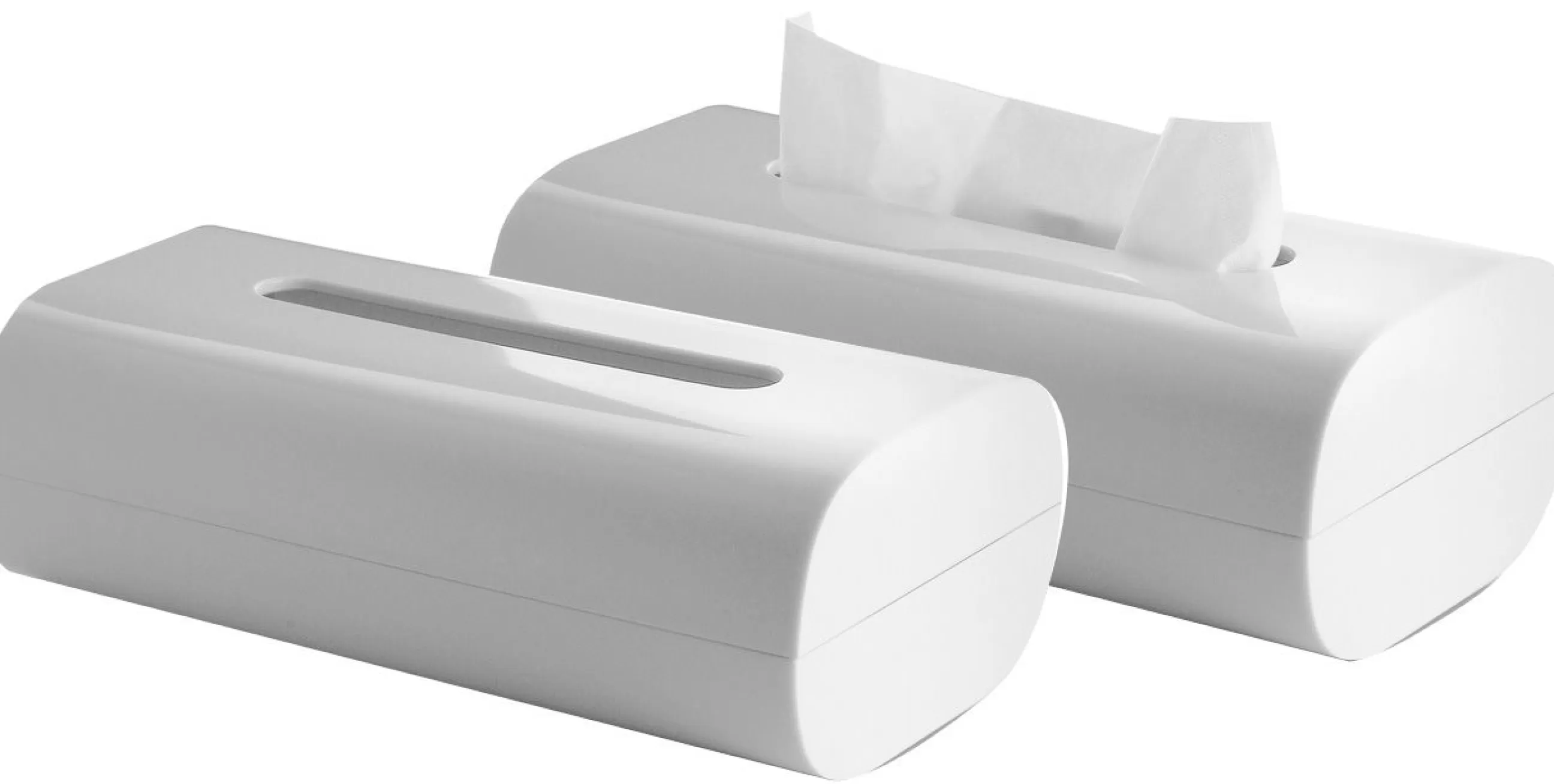 Accessoires Salle De Bains>Alessi Boite A Mouchoirs Birillo Plastique/ 24 X 13 Cm - Blanc
