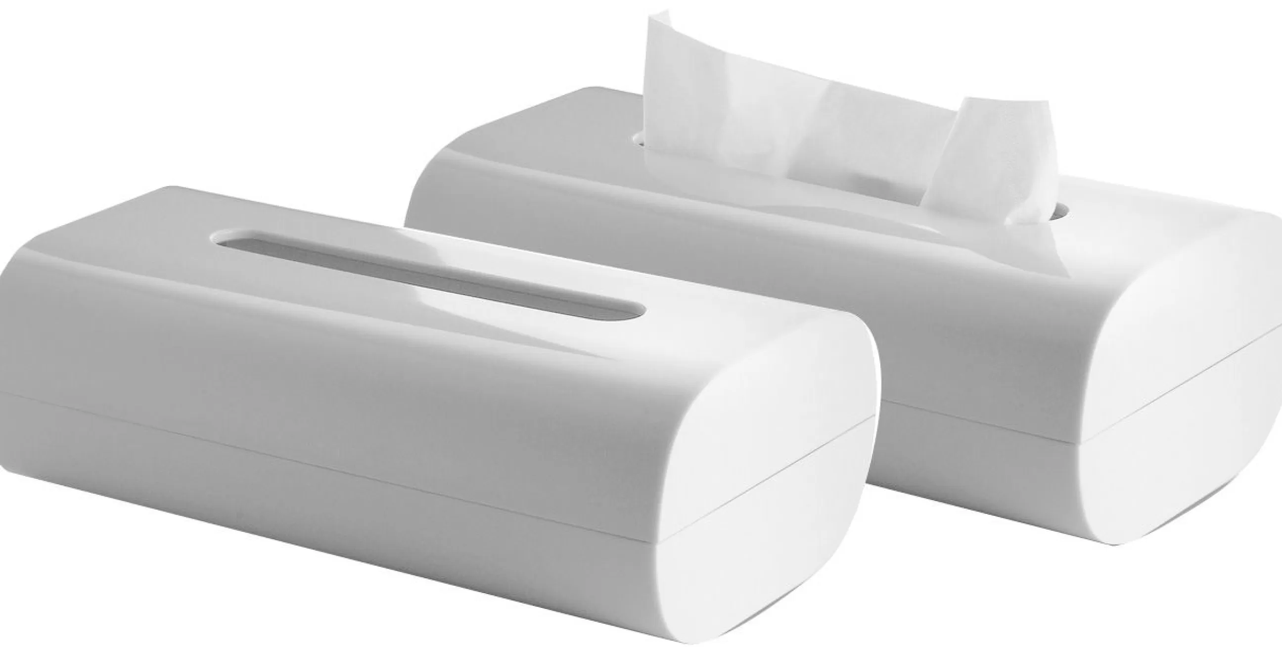 Accessoires Salle De Bains>Alessi Boite A Mouchoirs Birillo Plastique/ 24 X 13 Cm - Blanc