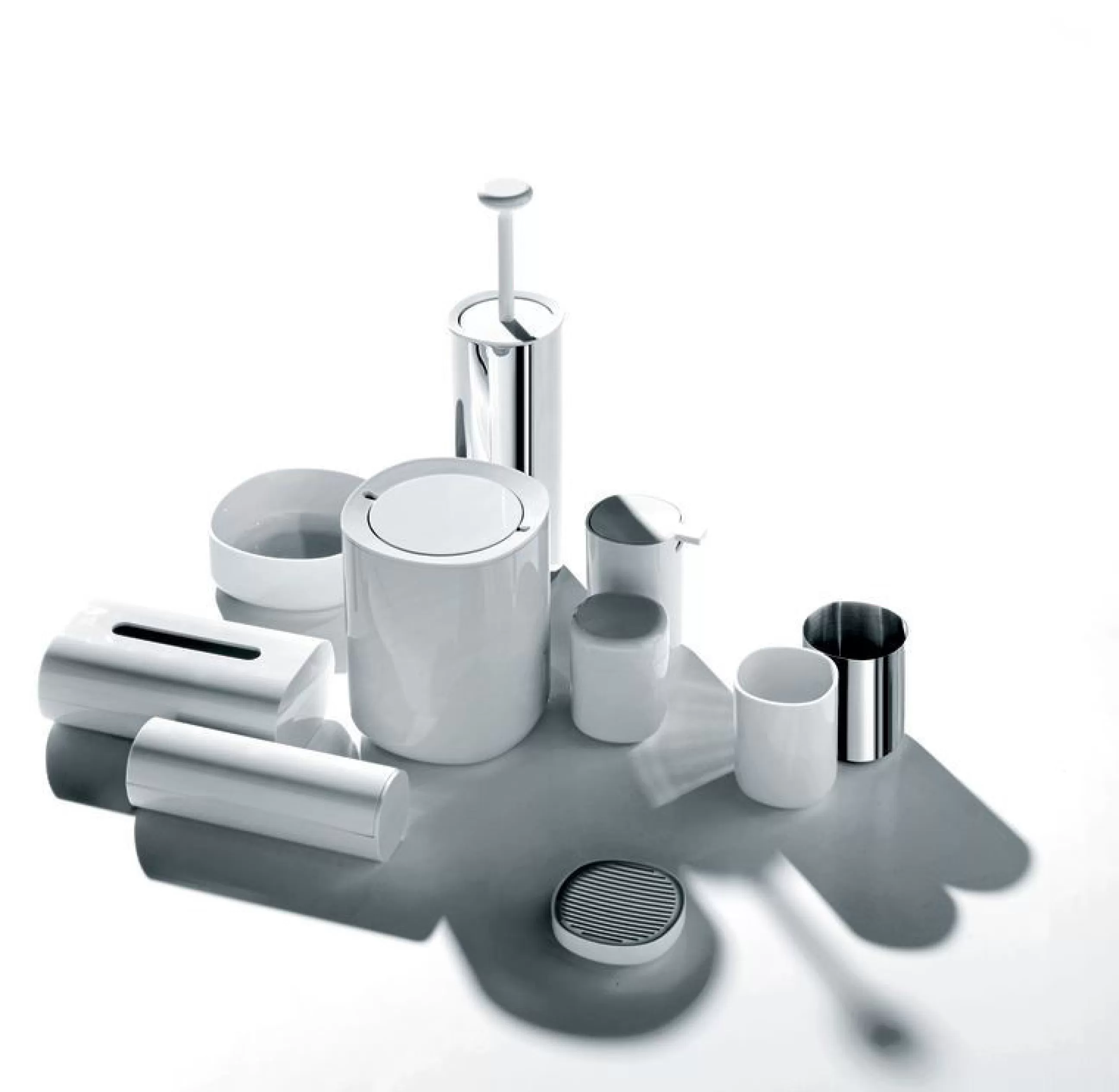 Accessoires Salle De Bains>Alessi Boite A Mouchoirs Birillo Plastique/ 24 X 13 Cm - Blanc