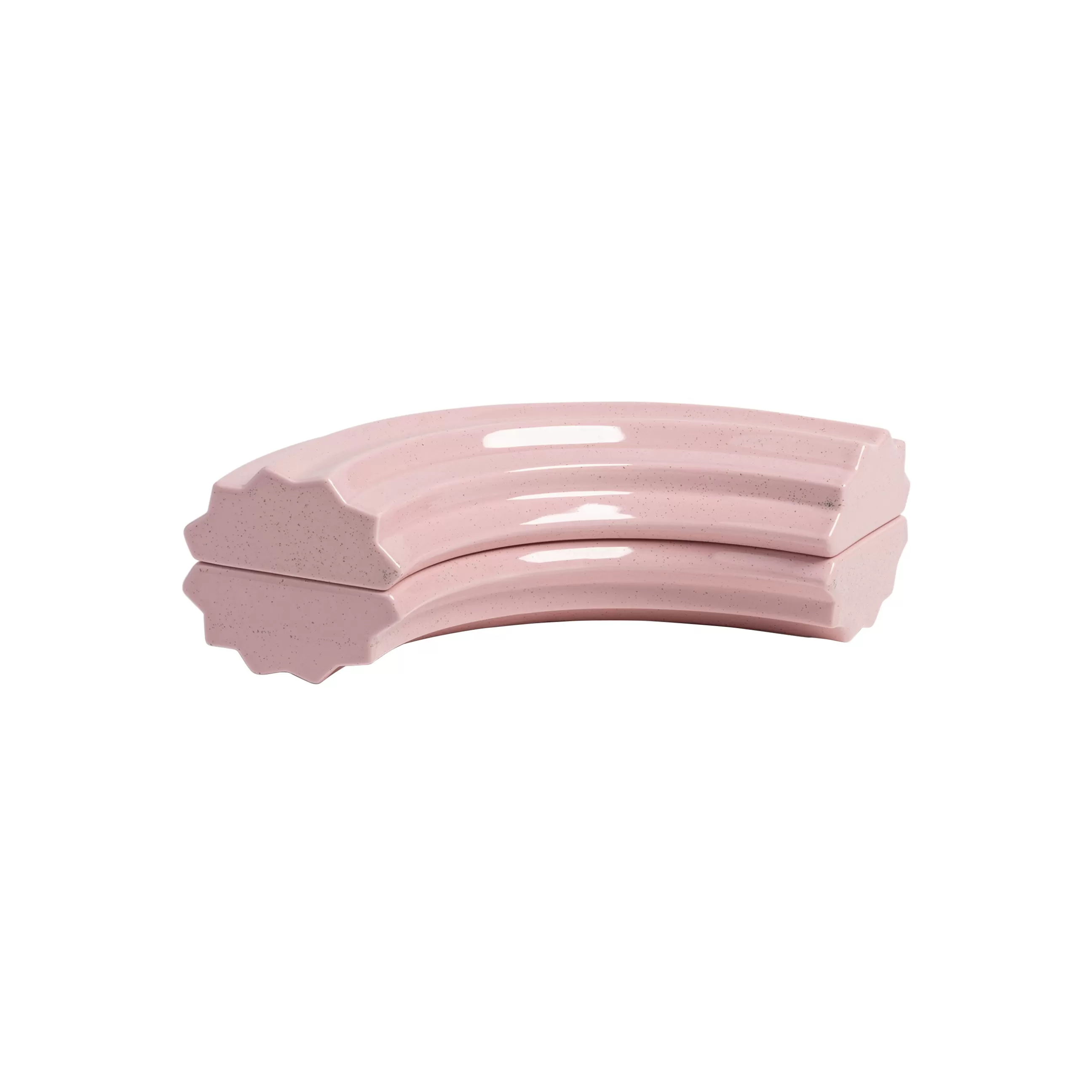 Boîtes Et Conservation>& klevering Boite Churros Large Ceramique / 24.5 X 14 X H 7 Cm - Ceramique - Rose