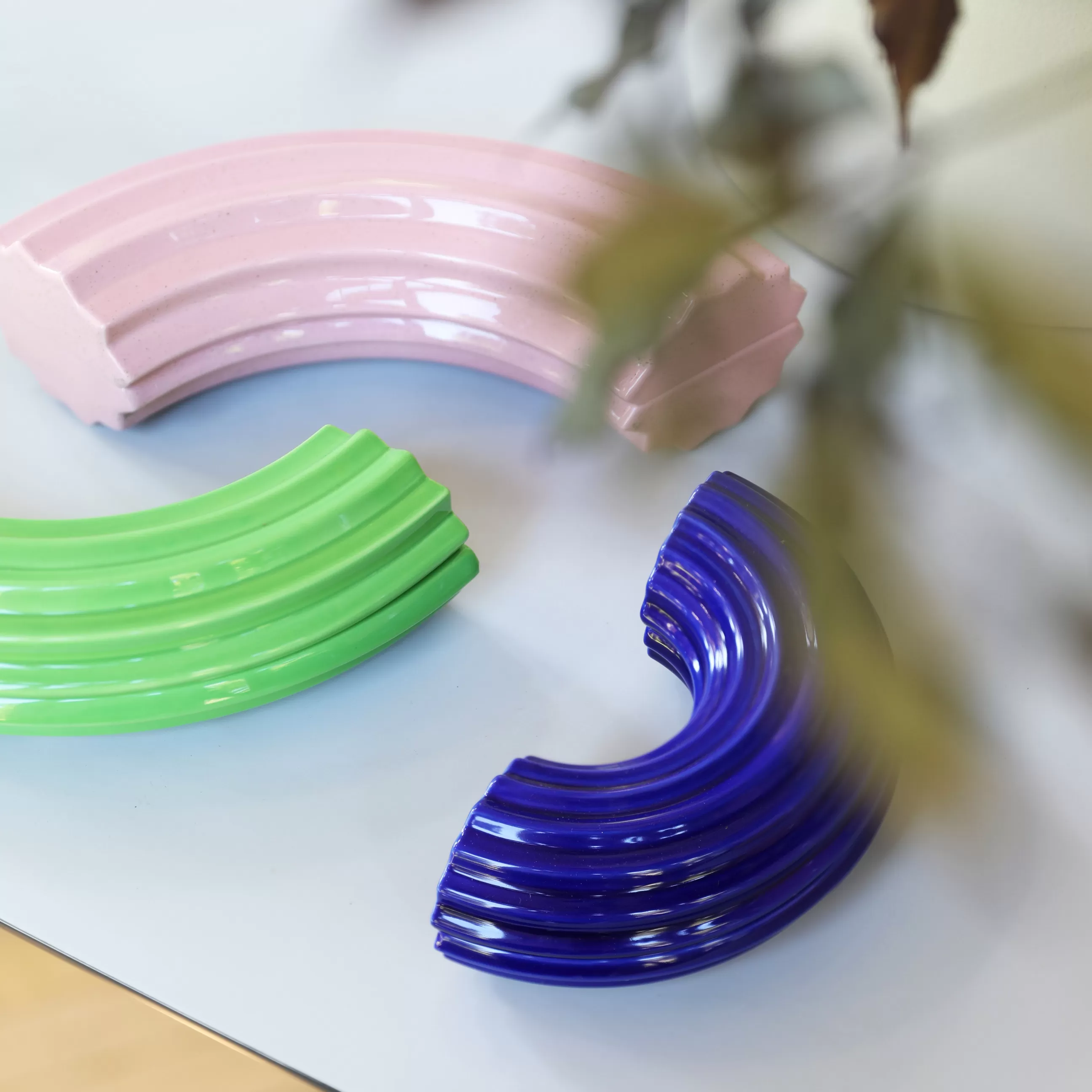 Boîtes Et Conservation>& klevering Boite Churros Medium Ceramique / 22.5 X 12 X H 6 Cm  - Ceramique - Vert