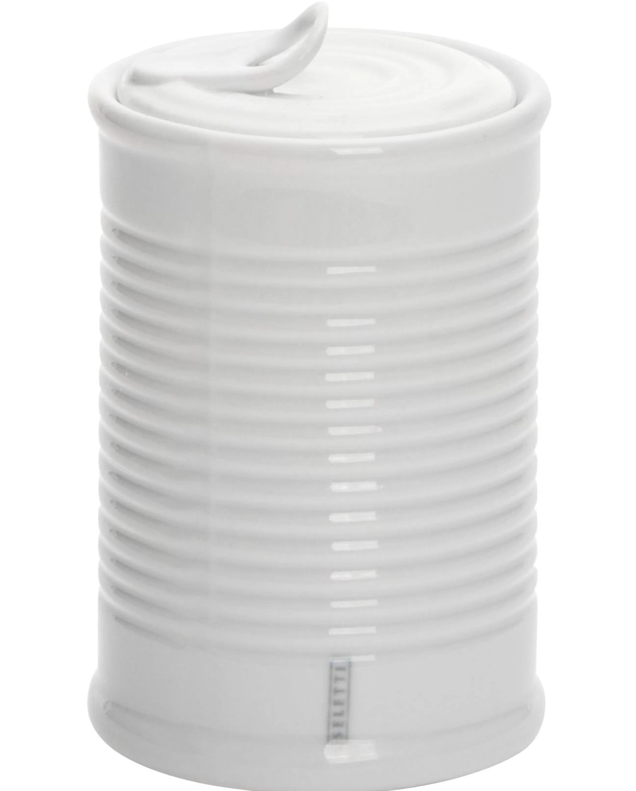 Boîtes Et Conservation>Seletti Boite Estetico Quotidiano Ceramique Small / Sucrier -  O 7 X H 11 Cm - Blanc