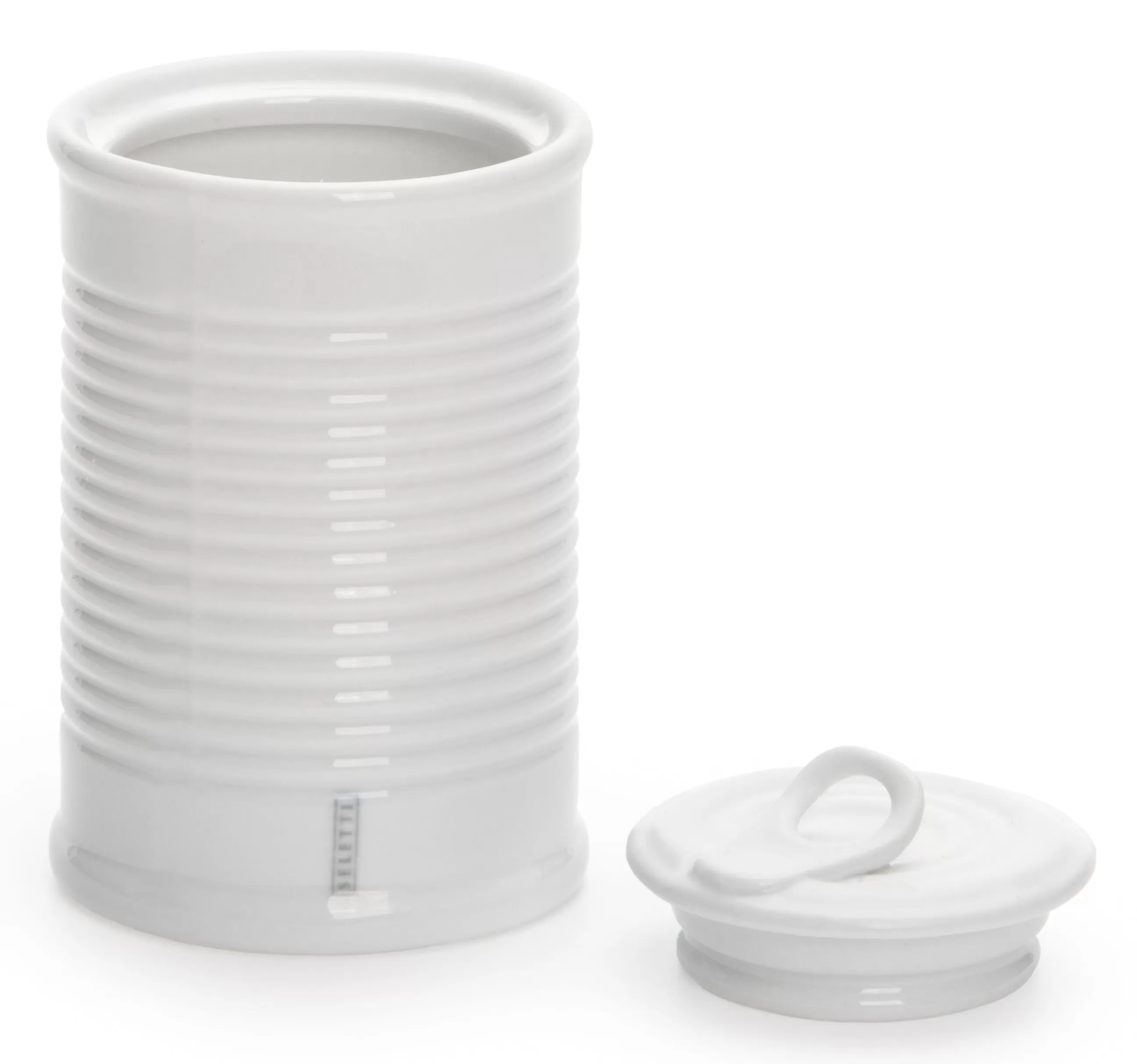 Boîtes Et Conservation>Seletti Boite Estetico Quotidiano Ceramique Small / Sucrier -  O 7 X H 11 Cm - Blanc