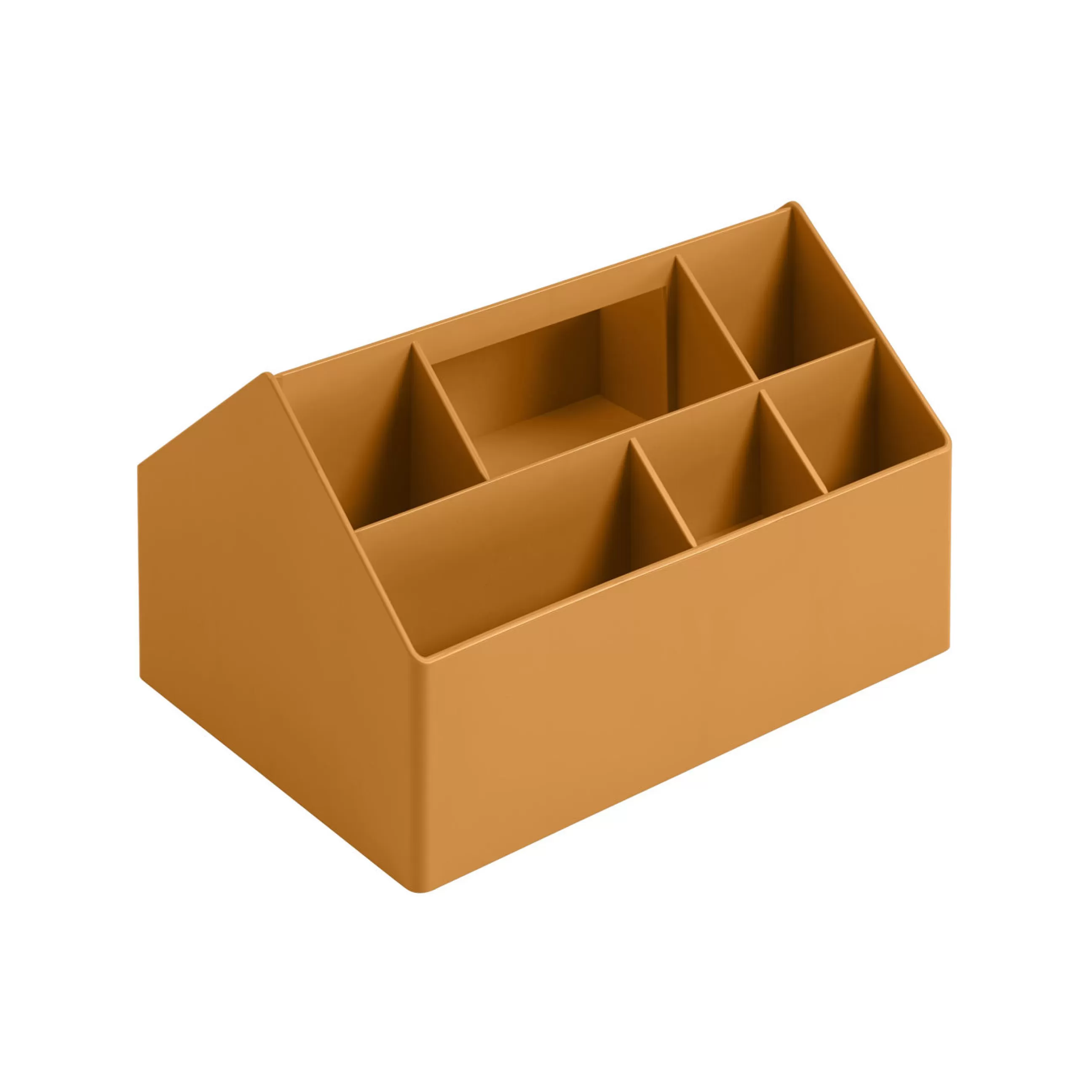 Accessoires Bureau>Muuto Boite Sketch Plastique Orange Marron / 26 X 17,5 Cm - Plastique Recycle - Caramel