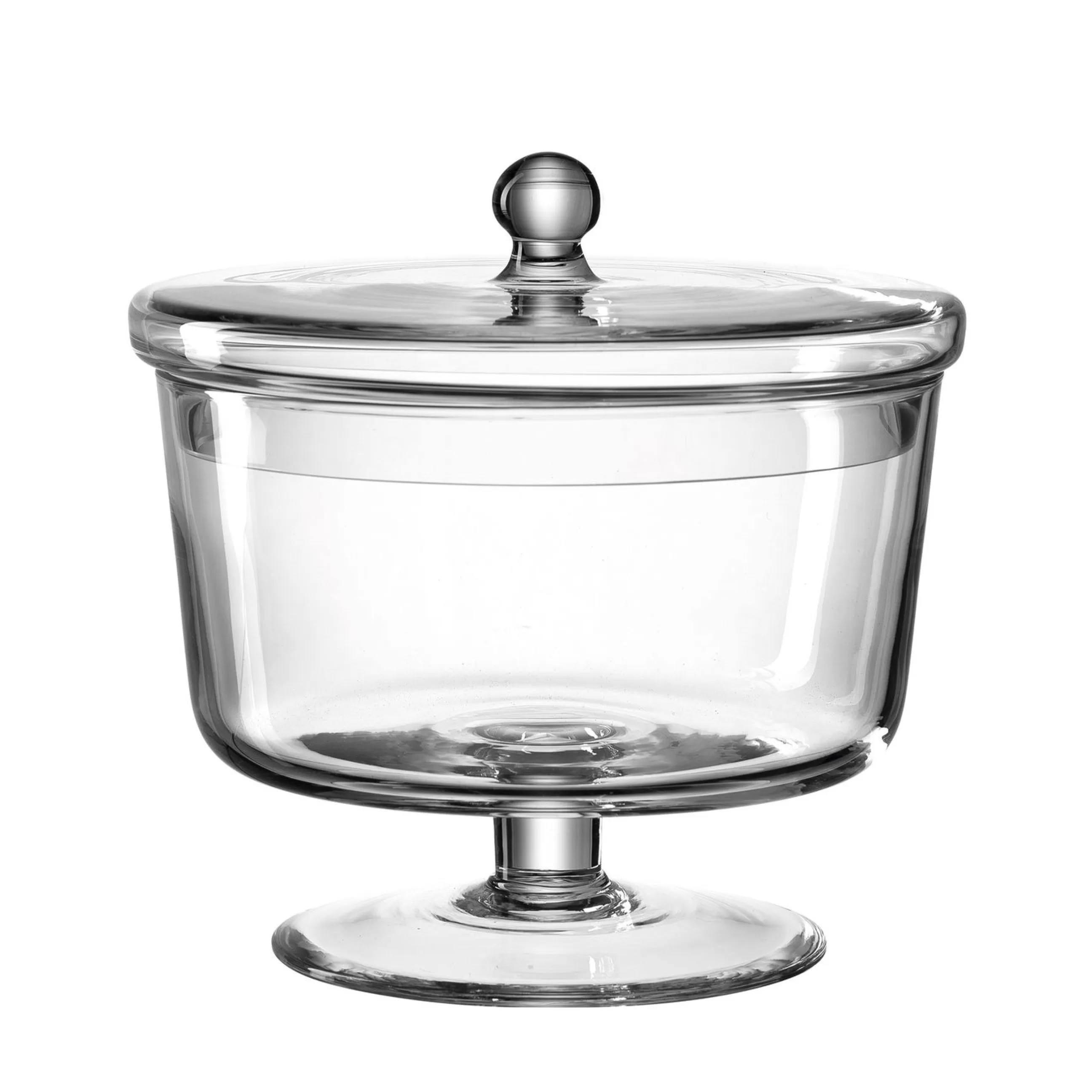 Boîtes Et Conservation>Leonardo Bonbonniere Poesia Verre / O 18 X H 18 Cm - Verre - Transparent