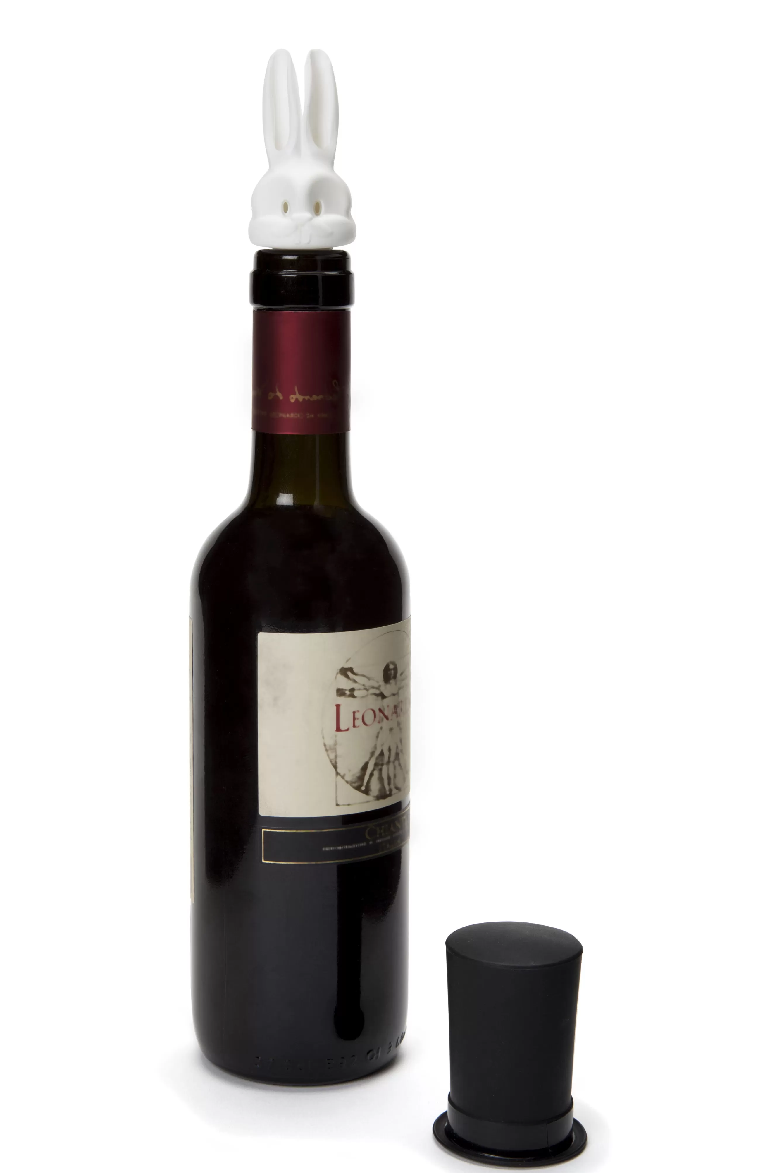Autour Du Vin>Pa Design Bouchon Barney Plastique Blanc Noir / Bec Verseur Double - Blanc - Noir