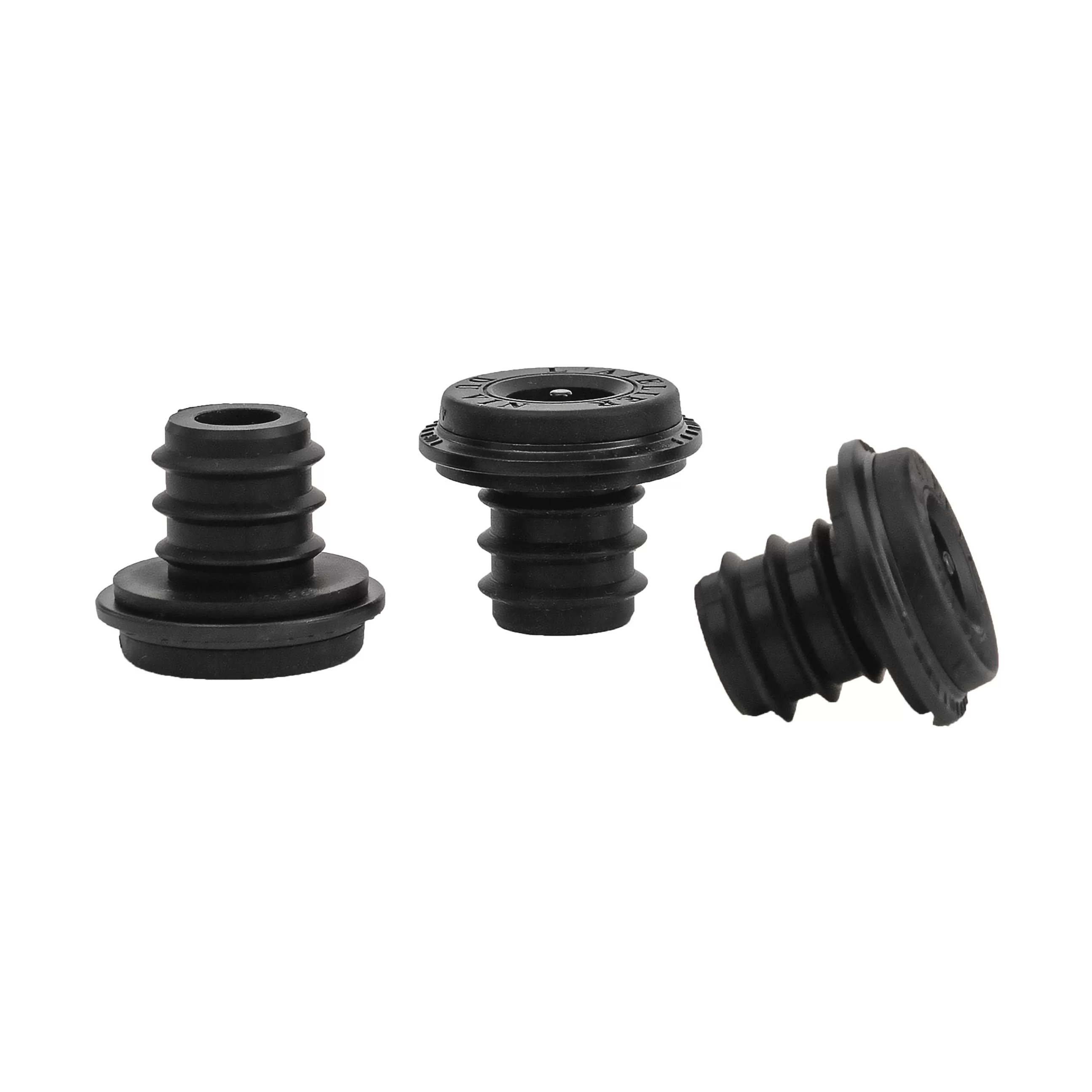 Autour Du Vin>L'Atelier du Vin Bouchon Gard'Vin On/Off Power Plastique/ Set 3 Bouchons Pour Pompe A Vide Electrique - Noir