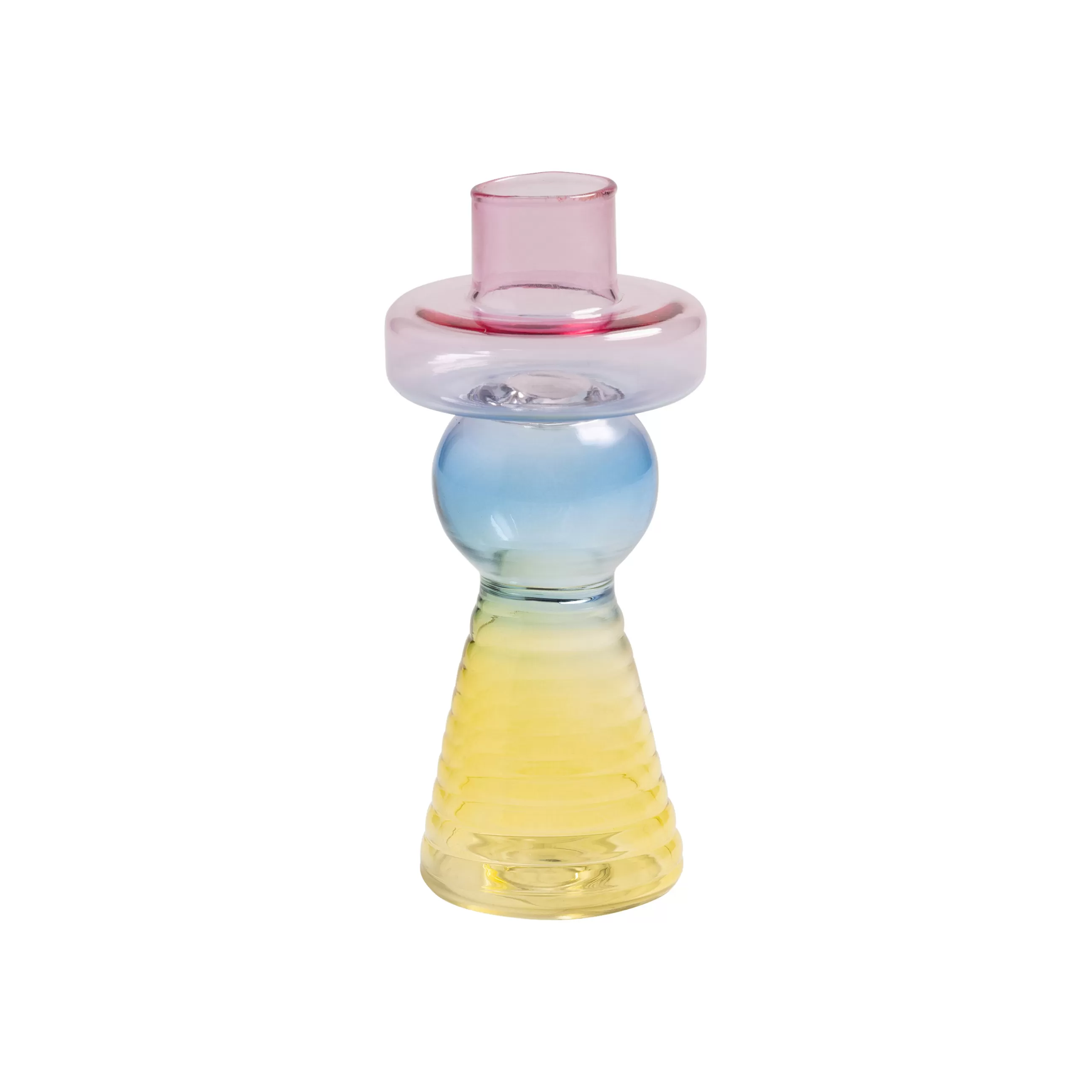 Terrasses Et Balcons>& klevering Bougeoir Jumble Verre / O 6 X H 13,5 Cm - Verre - Multicolore