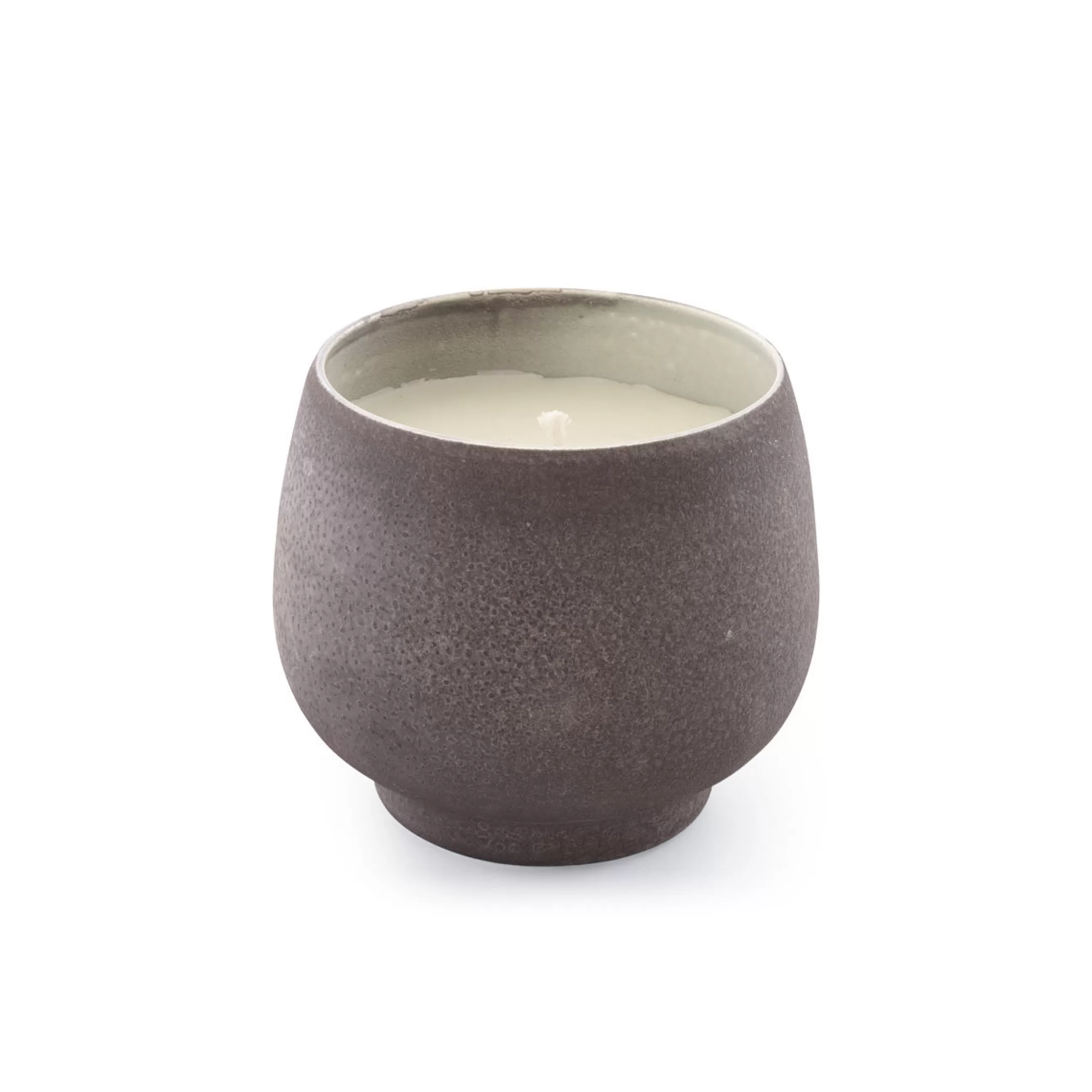 Déco Et Accessoires De Jardin>Cinna Bougie Citronnelle Coal Outdoor Ceramique Gris / Gres - O 17 X H 14 Cm - Gris Anthracite