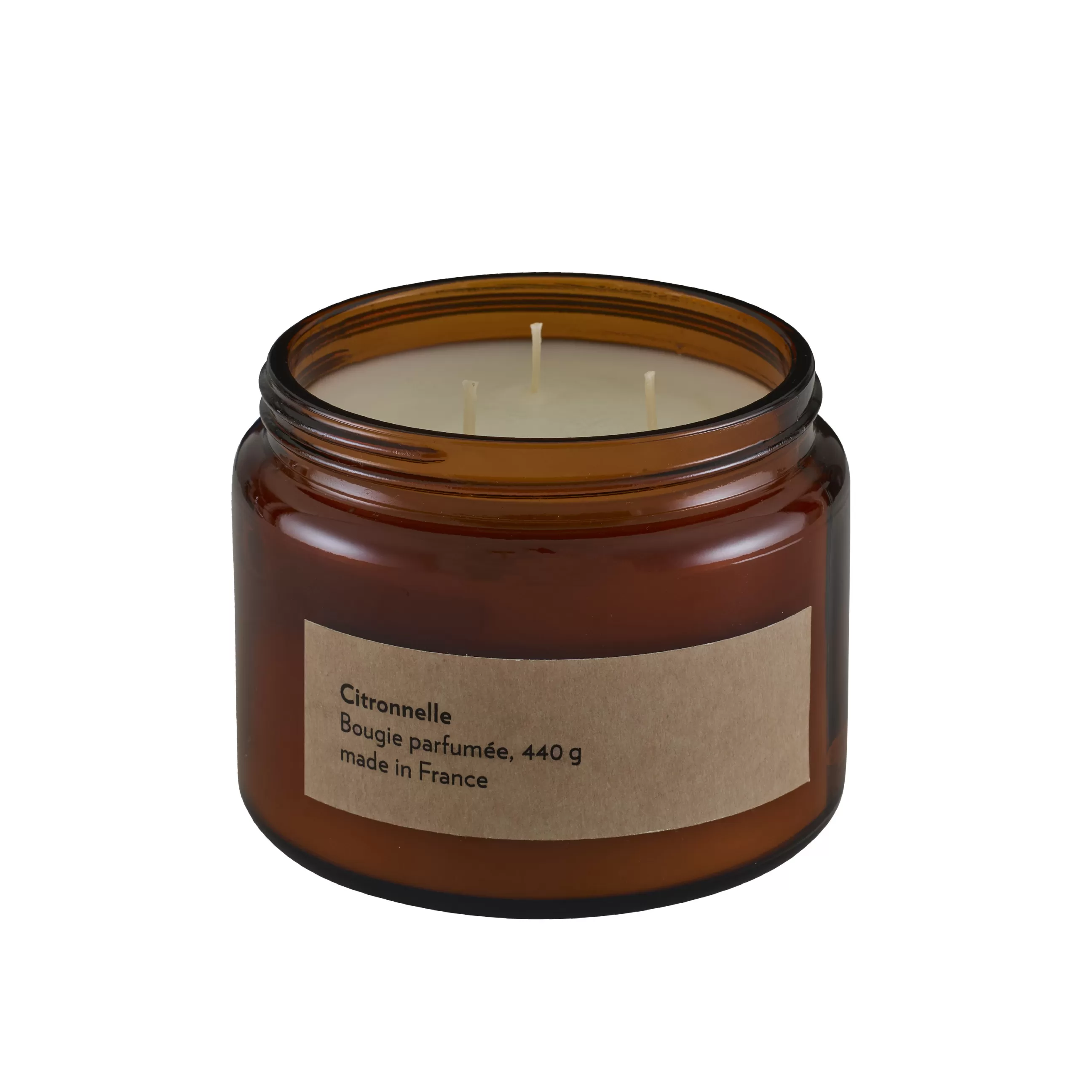 Déco Et Accessoires De Jardin>Cinna Bougie Citronnelle  Verre Orange Outdoor / Verre - O 11X H 8 Cm - Ambre