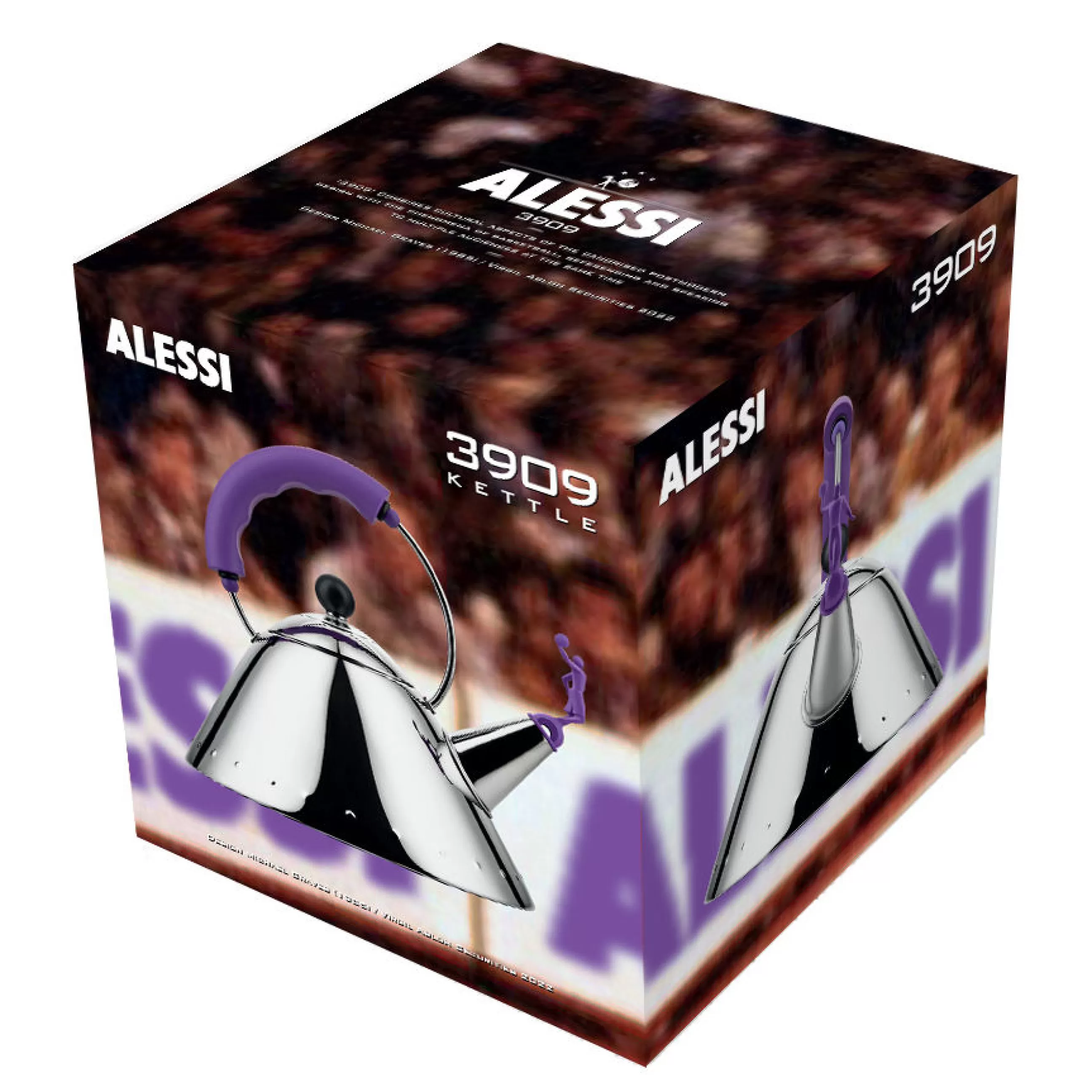 Theieres Et Bouilloires>Alessi Bouilloire 3909 Metalby Virgil Abloh / Edition Limitee - Induction / 2 Litres - Acier - Violet