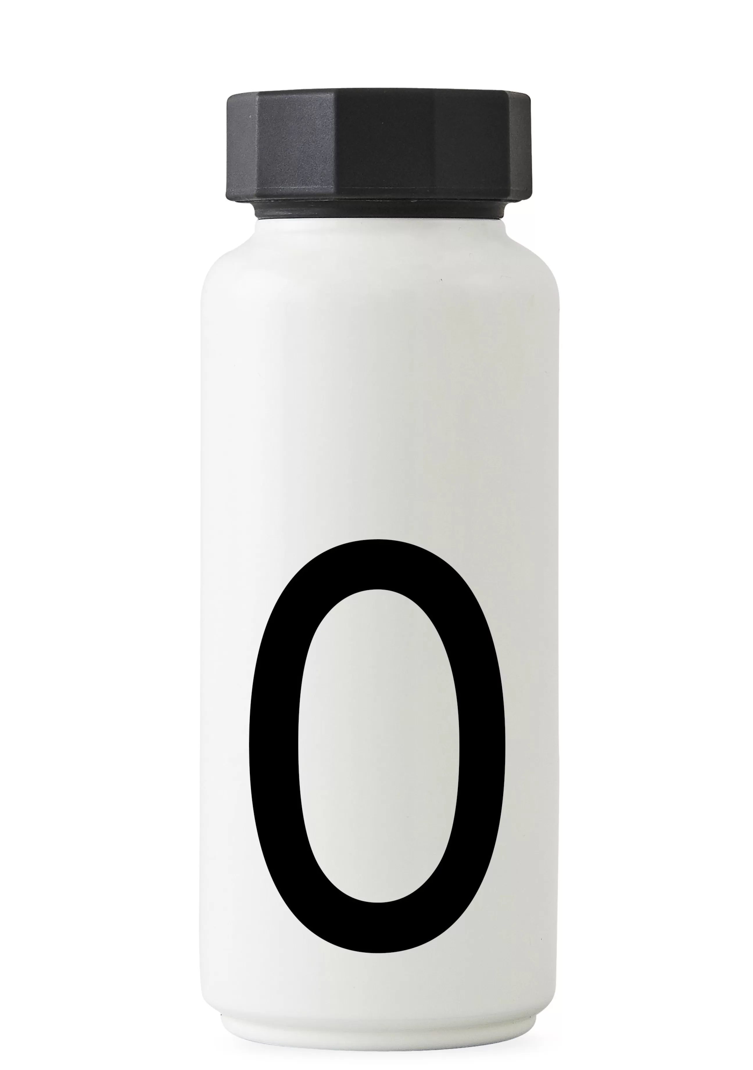 Gourdes Et Thermos>Design Letters Bouteille Isotherme A-Z Metal / 500 Ml - Lettre O - Blanc