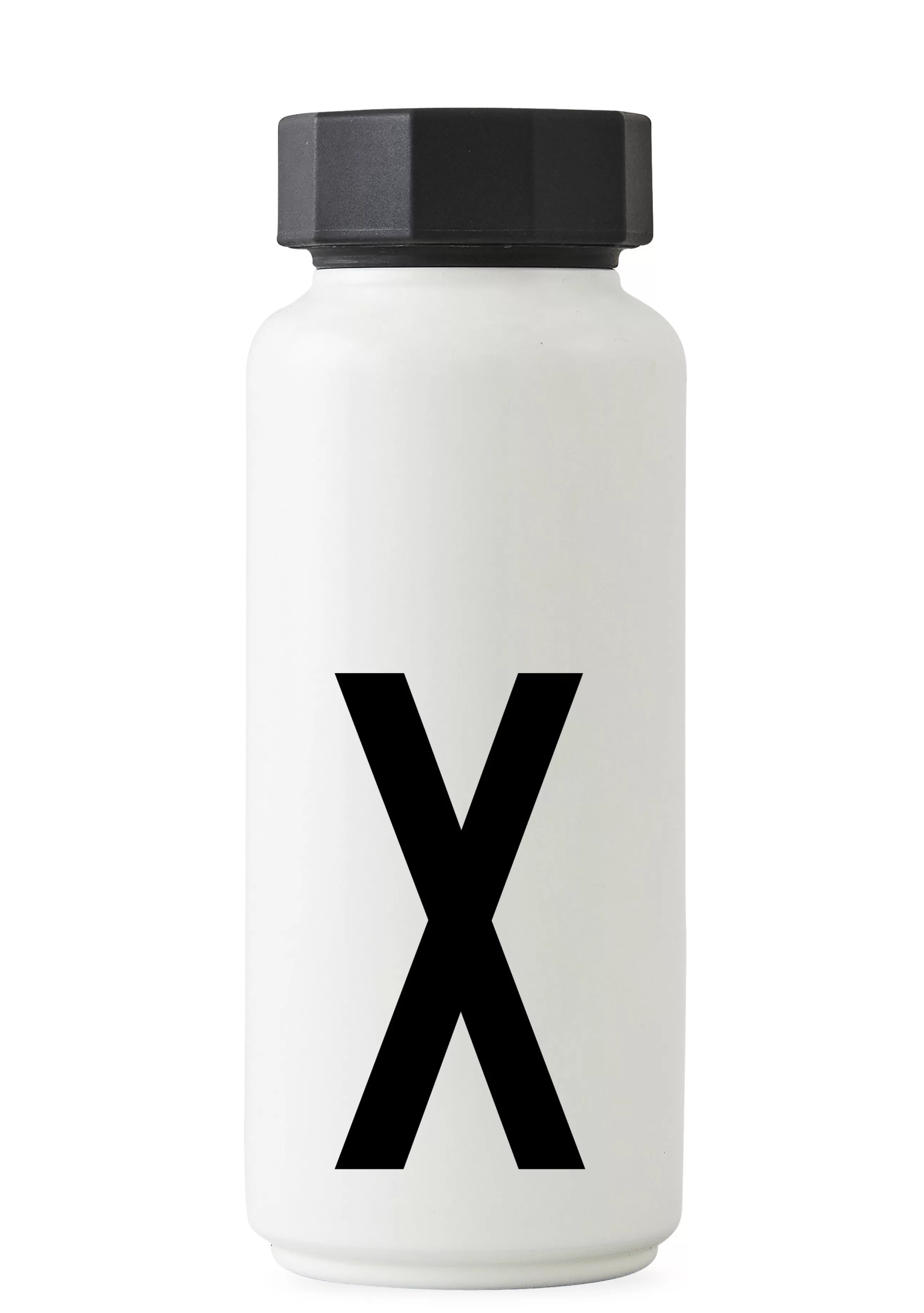 Gourdes Et Thermos>Design Letters Bouteille Isotherme A-Z Metal / 500 Ml - Lettre X - Blanc