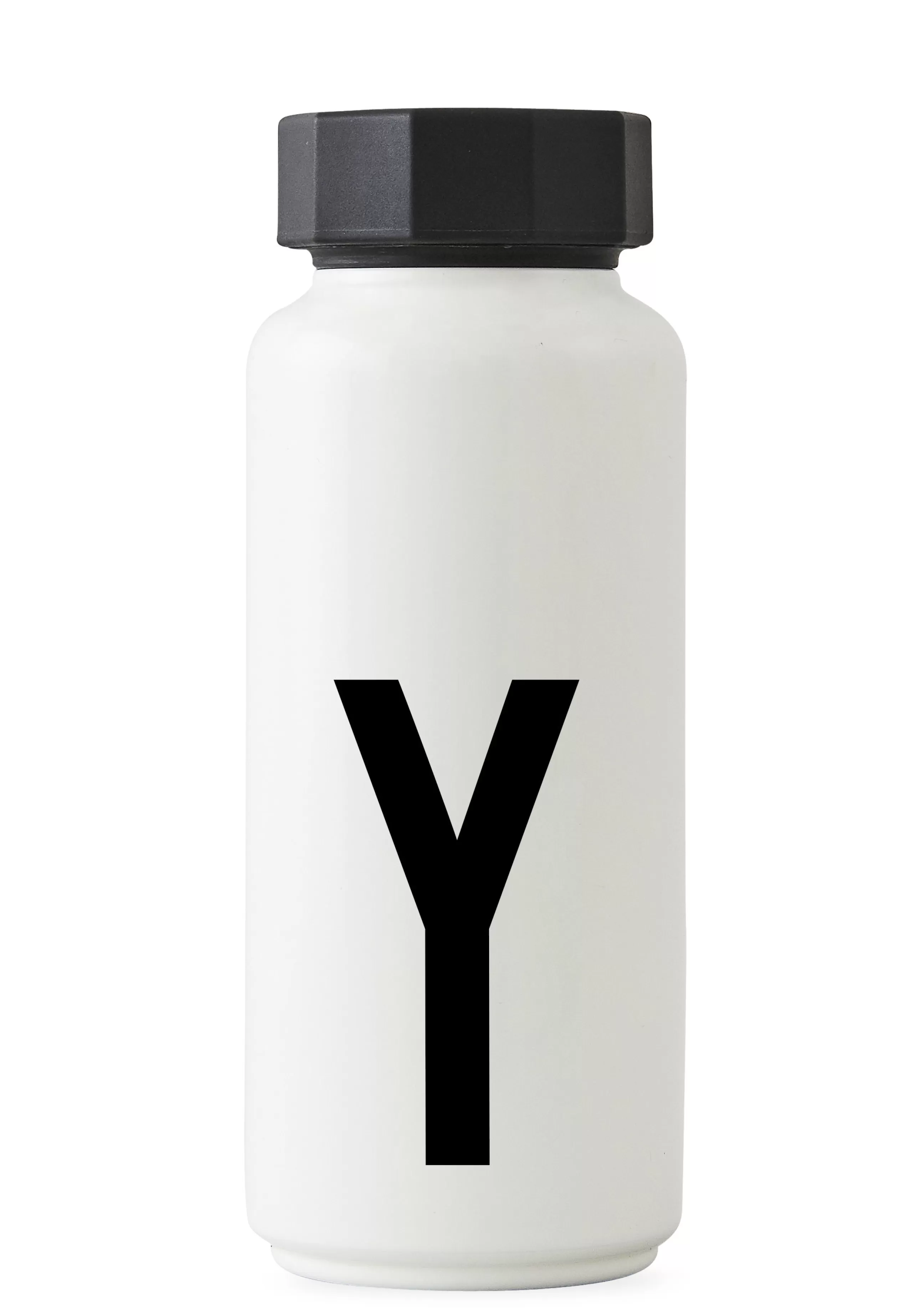Gourdes Et Thermos>Design Letters Bouteille Isotherme A-Z Metal / 500 Ml - Lettre Y - Blanc
