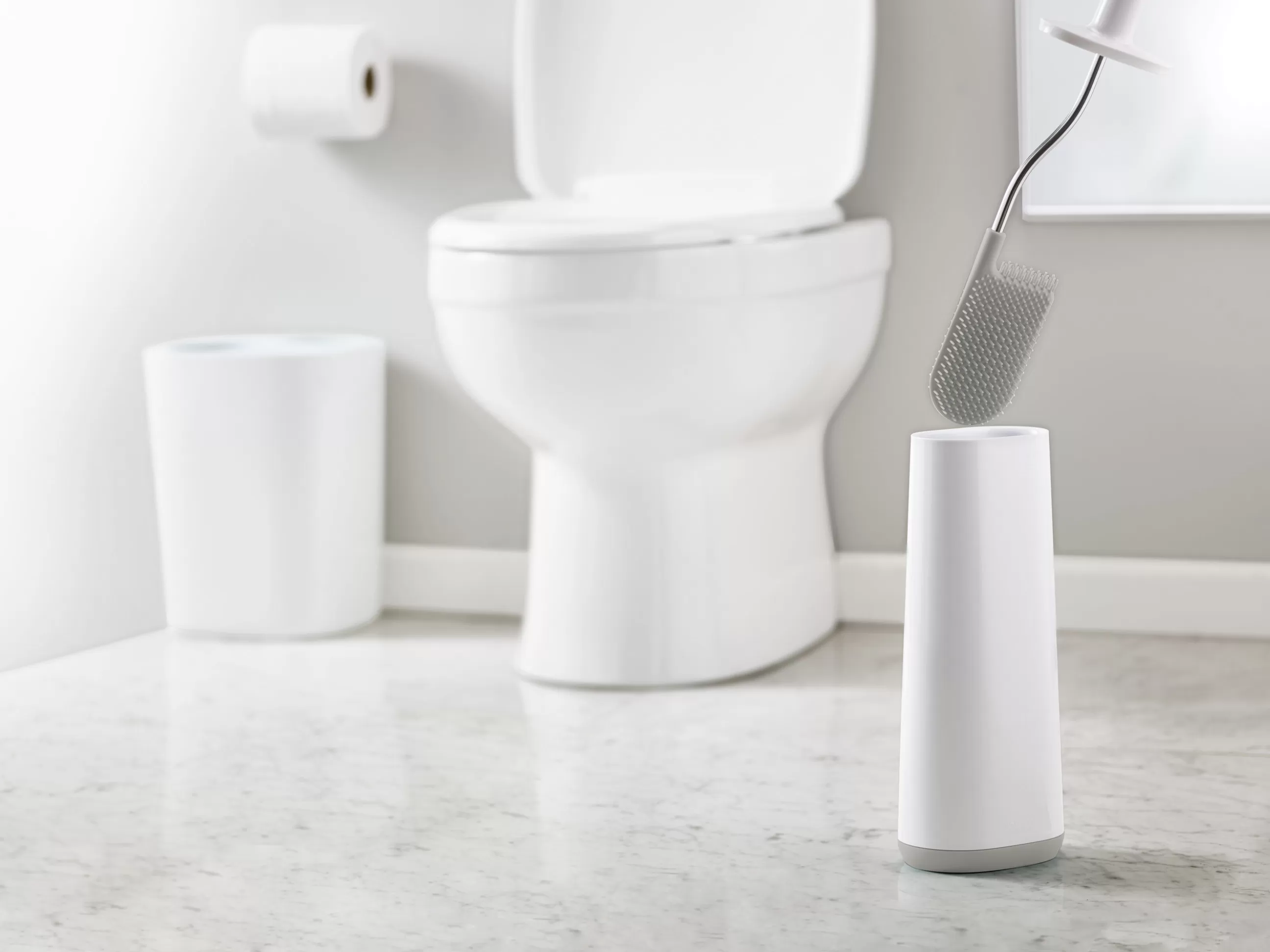 Accessoires Salle De Bains>Joseph Joseph Brosse Wc Flex Plastique Blanc Bleu / Tete Flexible - Abs - Blanc - Bleu