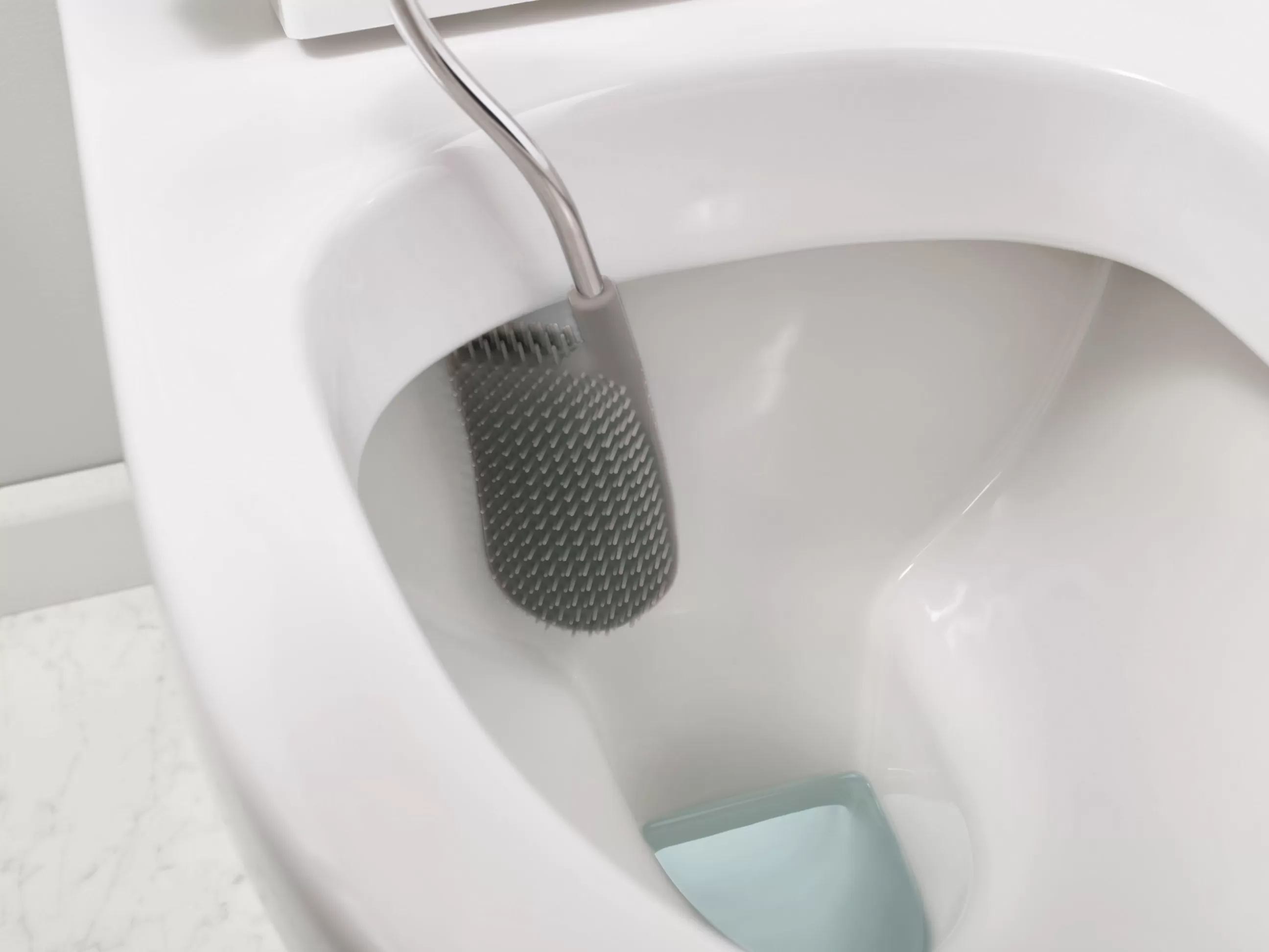 Accessoires Salle De Bains>Joseph Joseph Brosse Wc Flex Steel Metal / Tete Flexible - Acier - Acier - Blanc