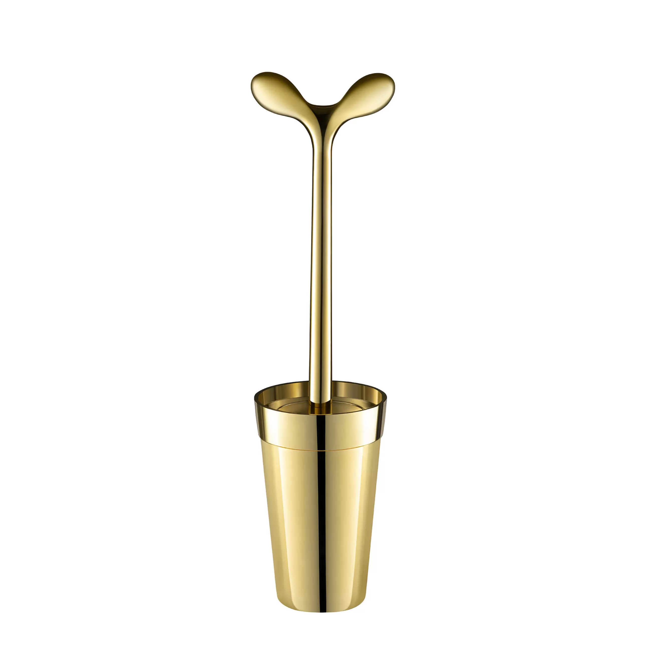 Accessoires Salle De Bains>Alessi Brosse Wc Merdolino Gold Plastiquemetal / 100 Values Collection - Edition Limitee - Or