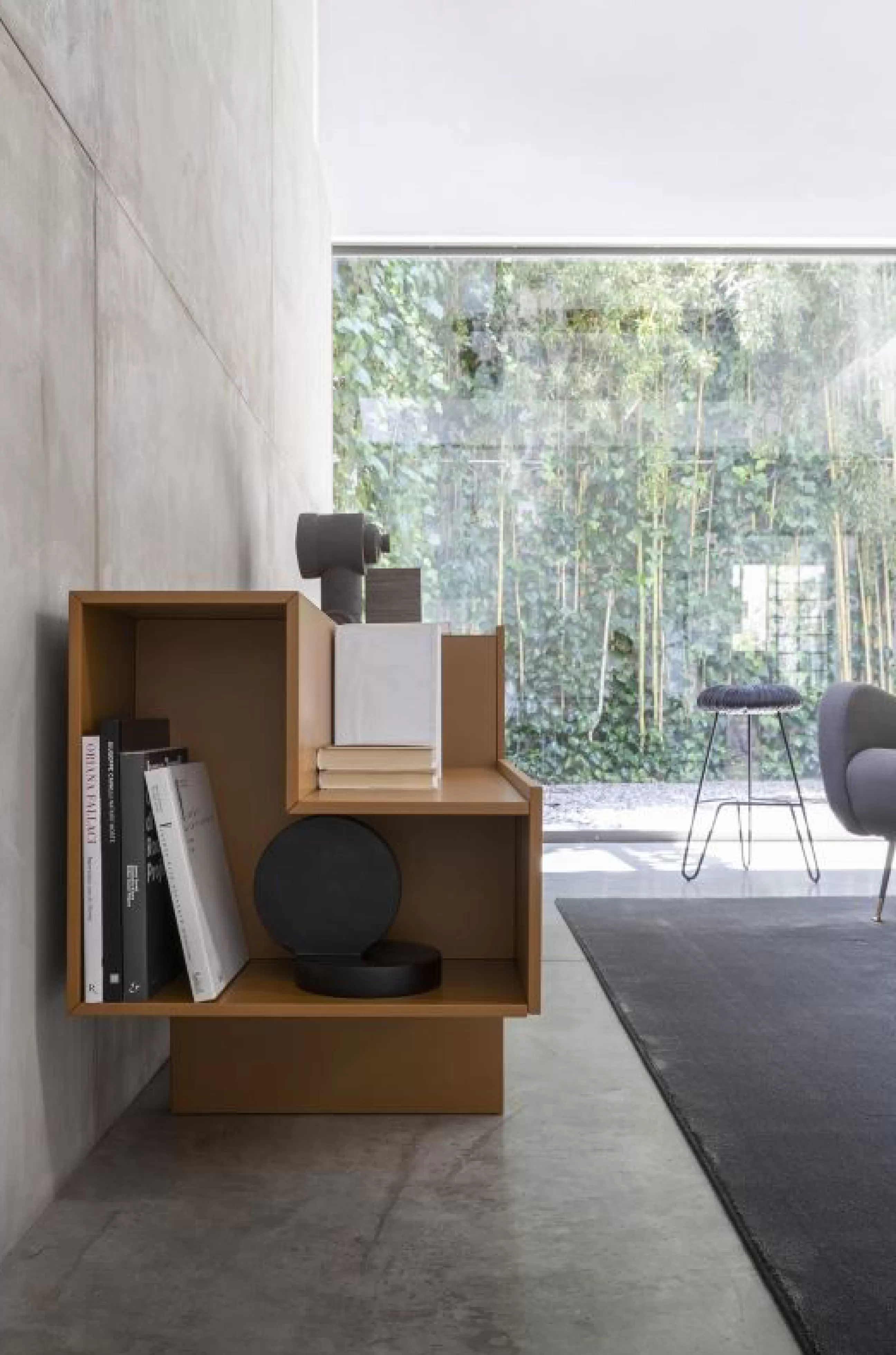 Commodes Buffets Armoires>Mogg Buffet Ella Bois Naturel / Chene Thermo-Traite - L 120Cm - Ouverture Droite - Bois Fonce
