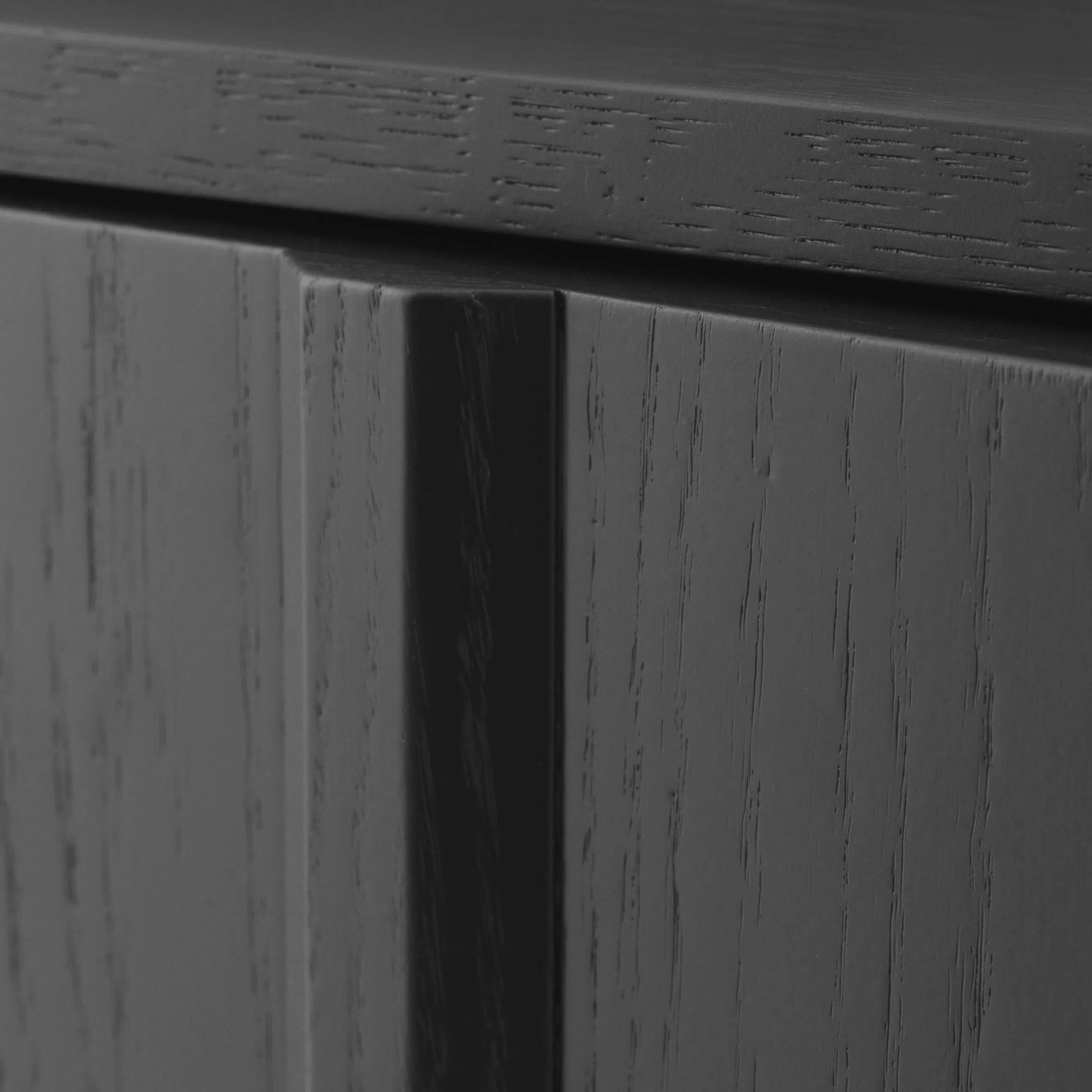 Commodes Buffets Armoires>Normann Copenhagen Buffet Rib Bois/ L 159 X H 86,5 Cm - Noir