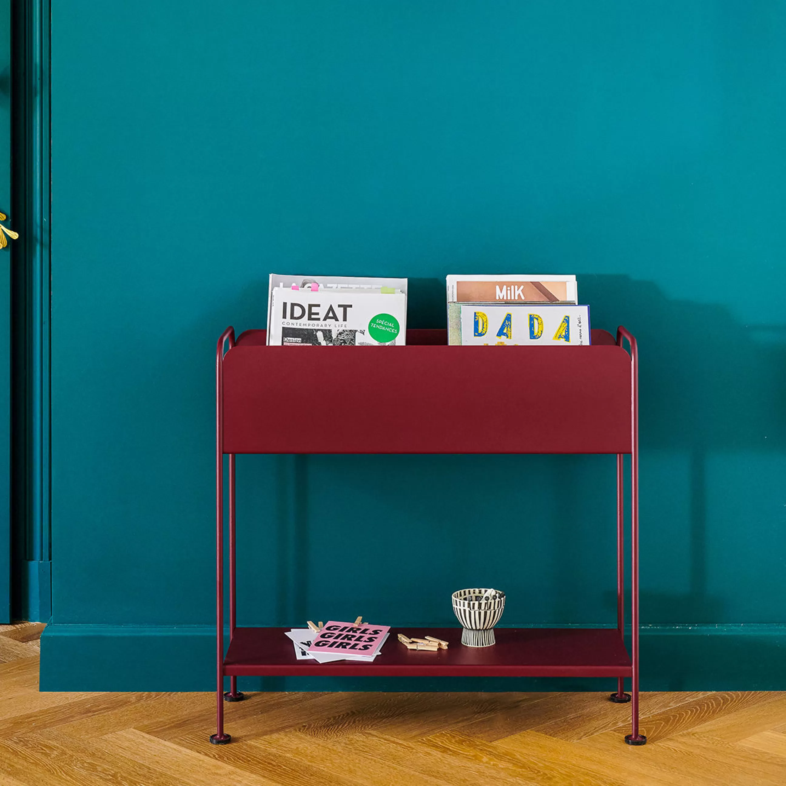 Meubles De Rangement>Fermob Cache-Pot Picolino Metal Rouge / Rangement / L 66 X H 63 Cm - Piment