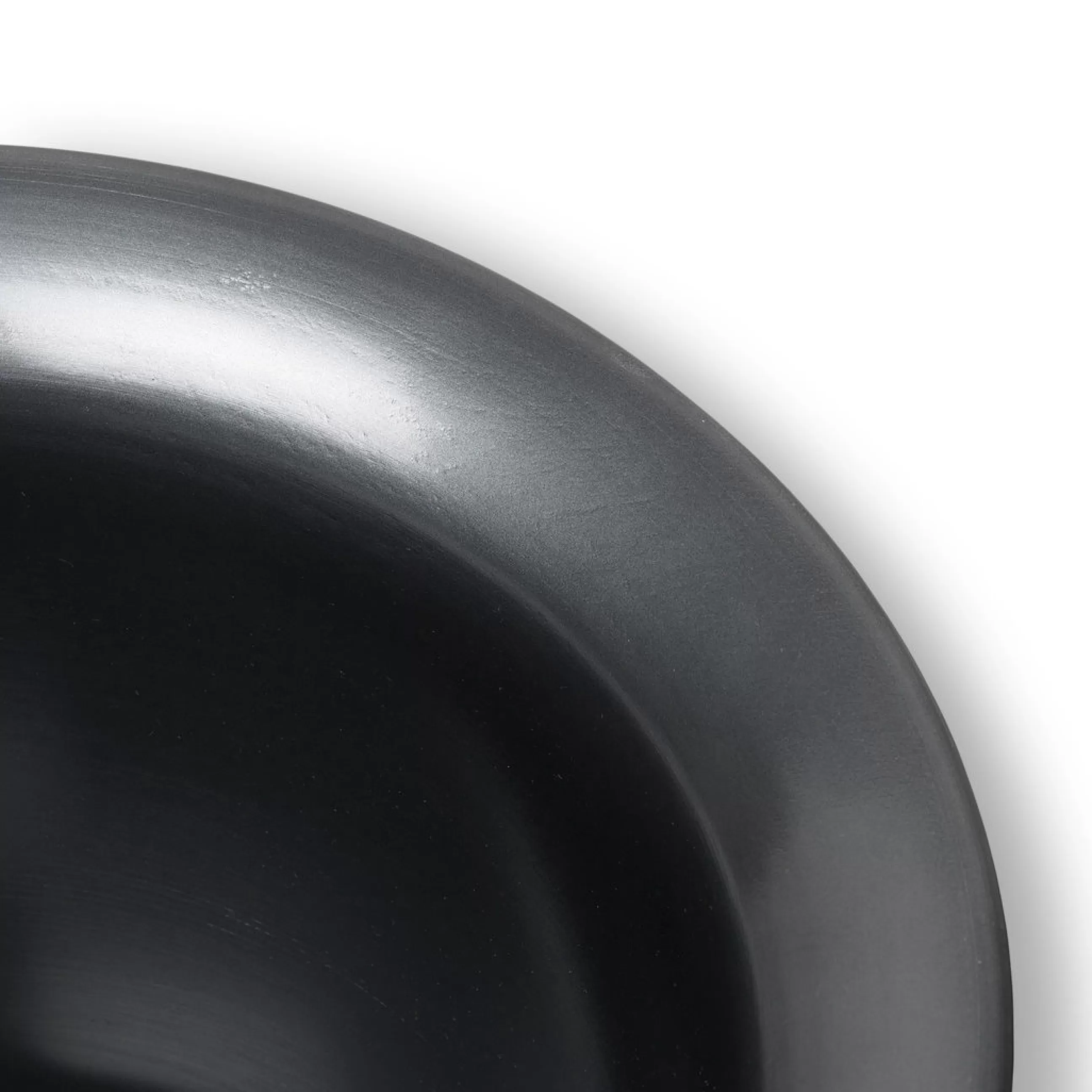 Accessoires Bureau>Ferm Living Cache-Pot Spun Low Metal/ O 37 X H 24 Cm - Aluminium - Noir