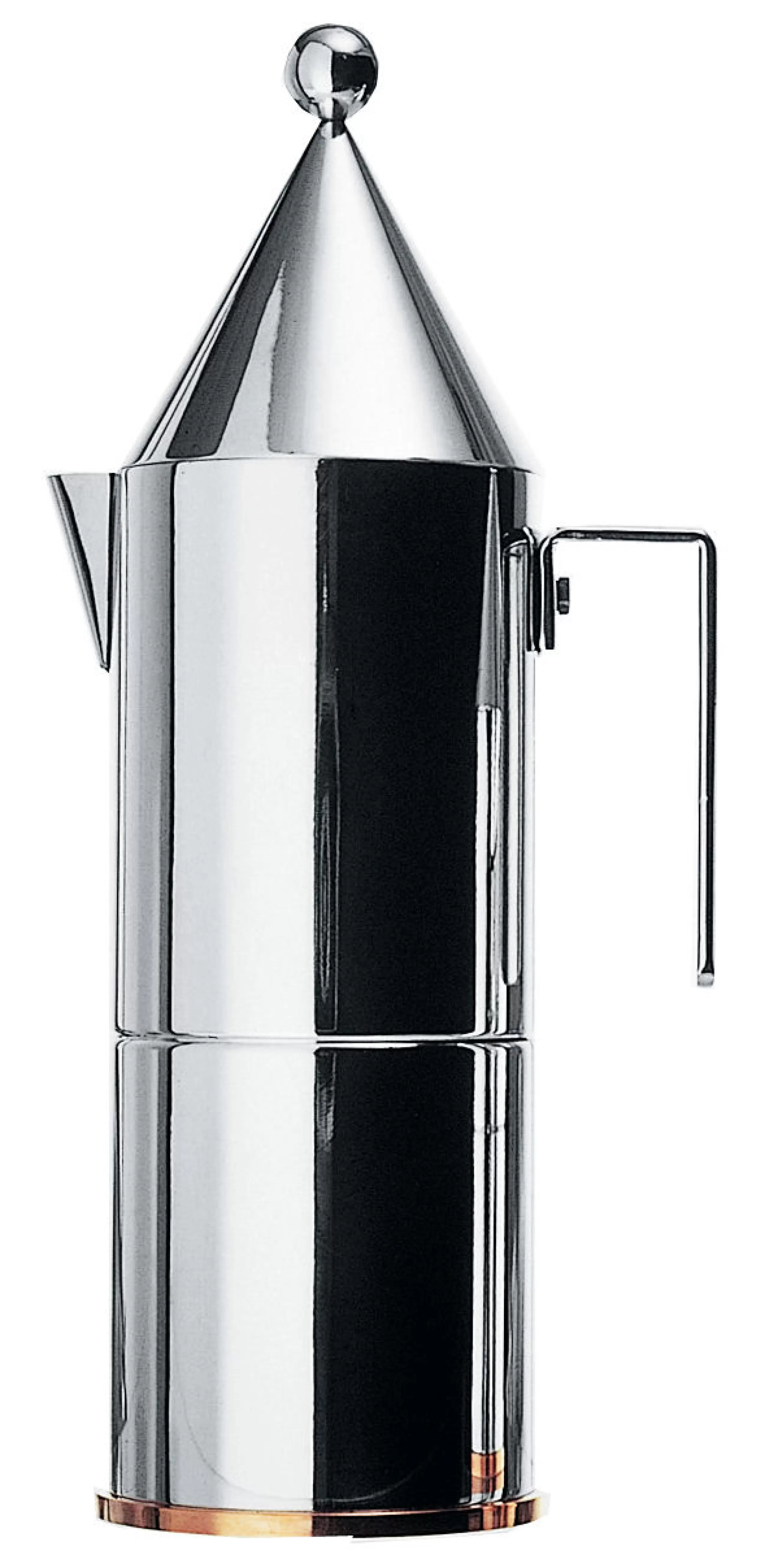 Cafetières>Alessi Cafetiere Italienne La Conica Metal / - Chrome