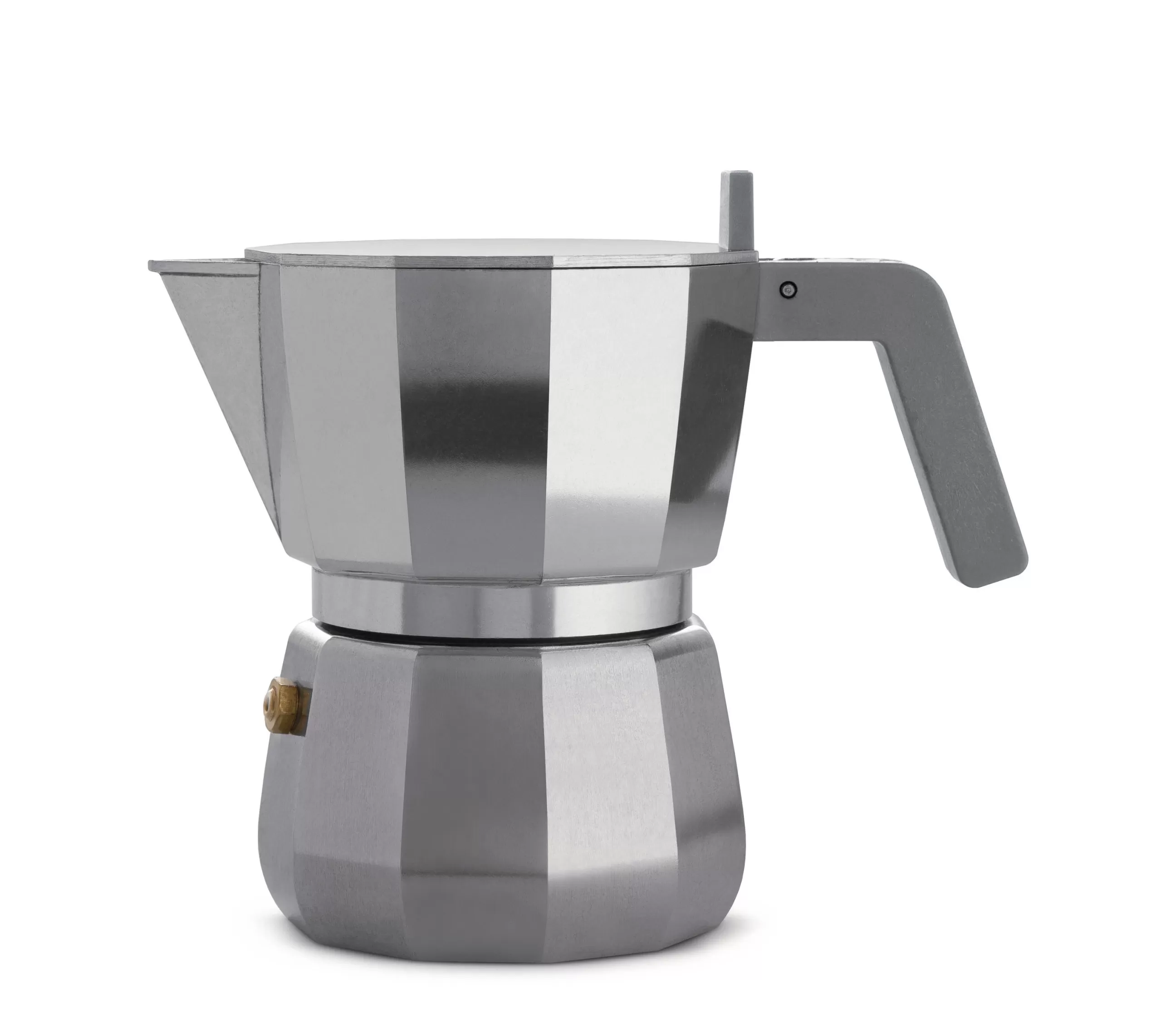 Cafetières>Alessi Cafetiere Italienne Moka Gris Argent Metal /3 Tasses - Acier - Gris