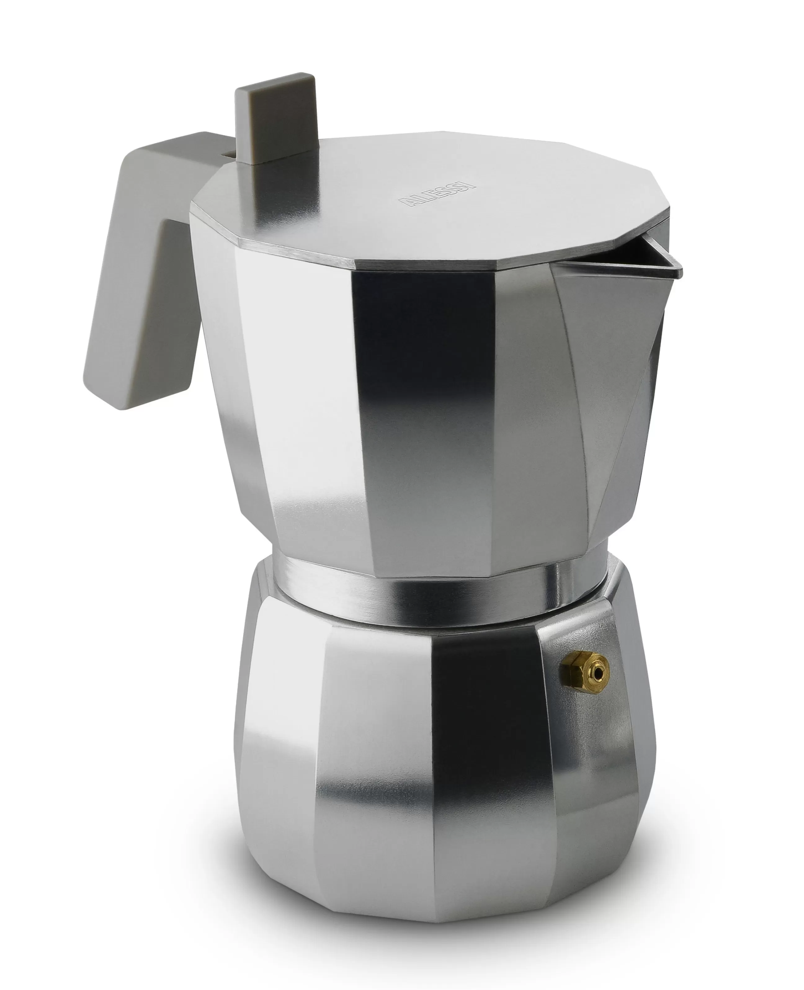 Cafetières>Alessi Cafetiere Italienne Moka Gris Argent Metal /6 Tasses - Acier - Gris