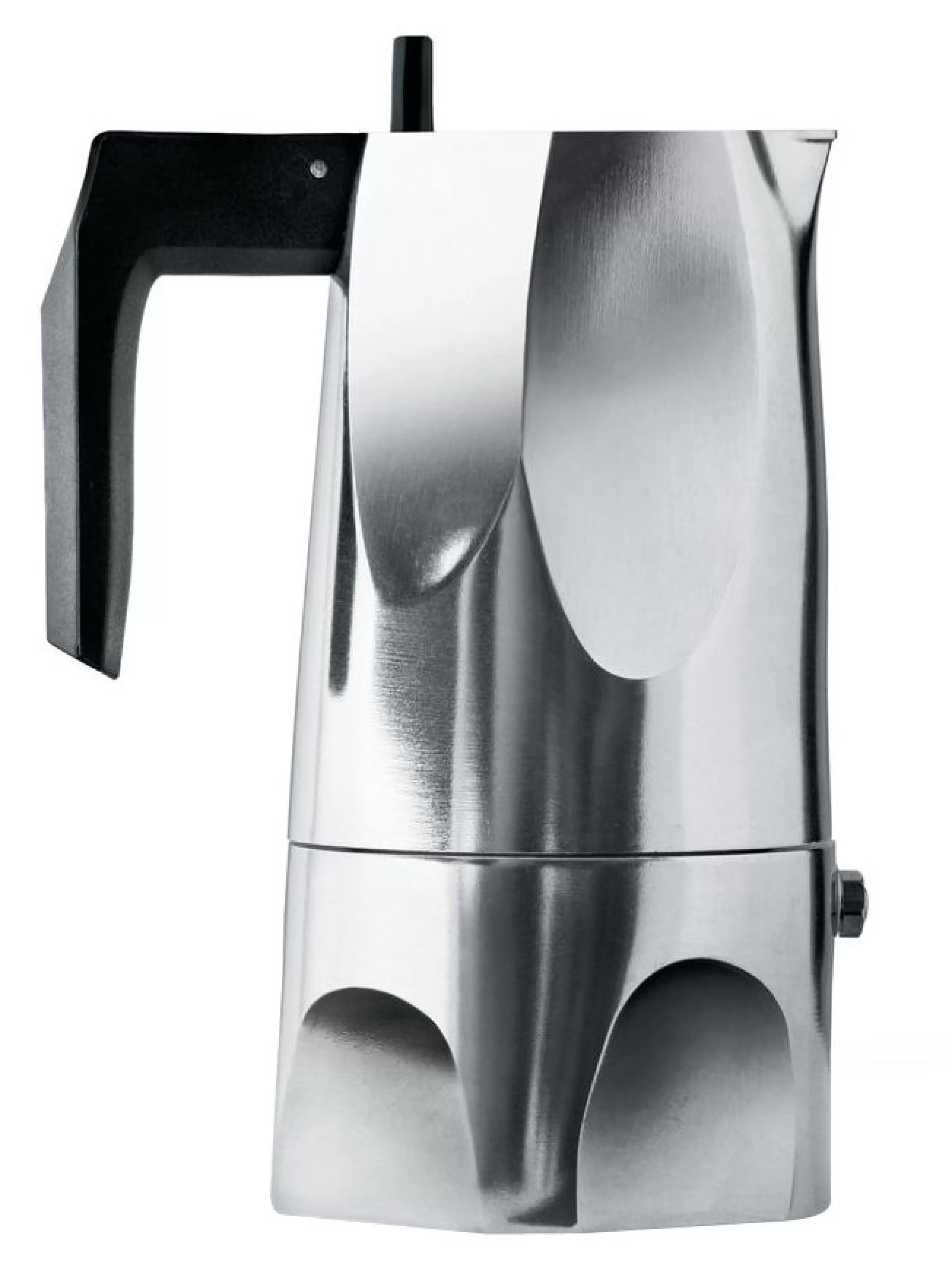 Cafetières>Alessi Cafetiere Italienne Ossidiana Plastique Noir Metal / 3 Tasses - Acier - Noir