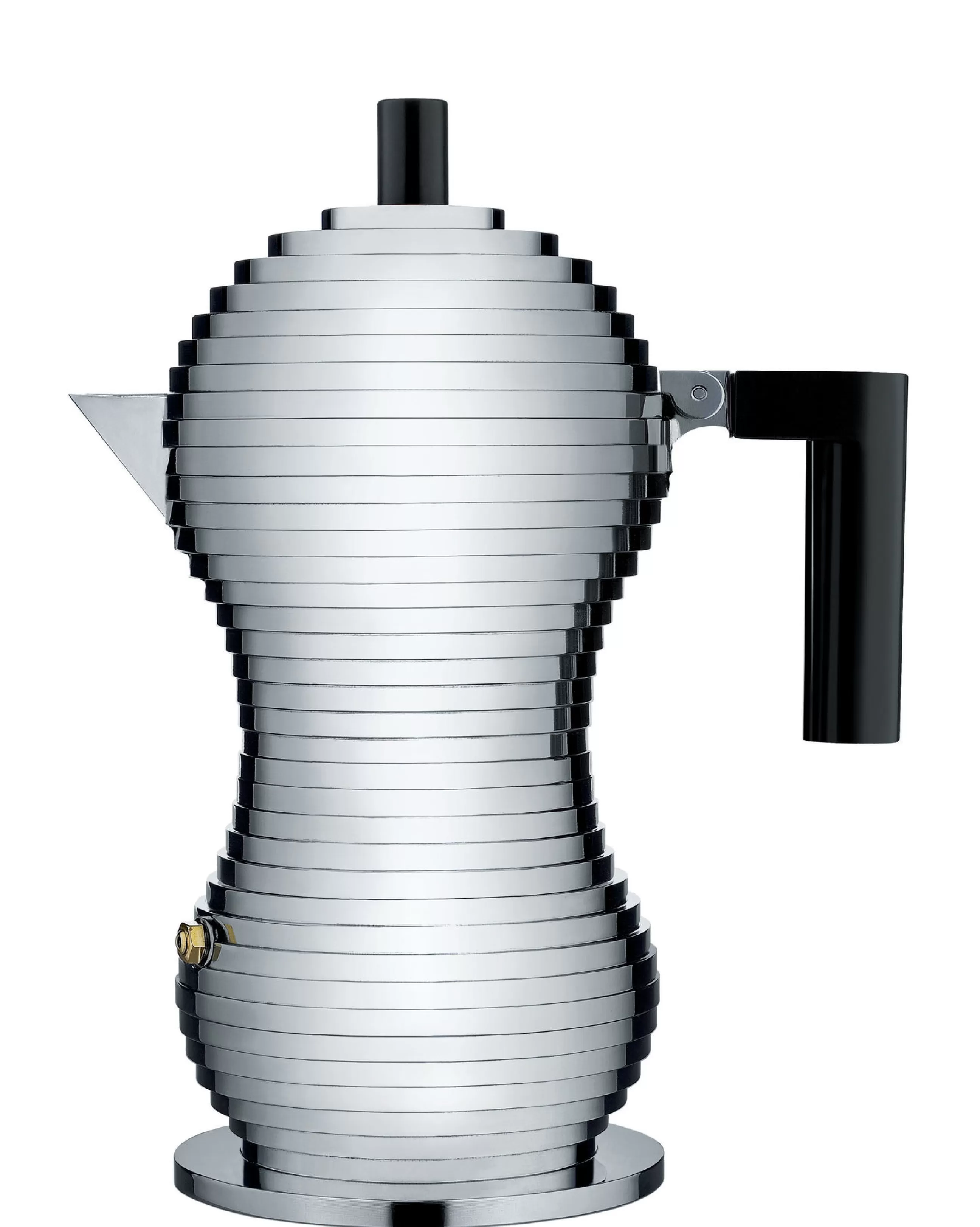 Cafetières>Alessi Cafetiere Italienne Pulcina Plastique Noir Metal / 3 Tasses - Aluminium - Noir