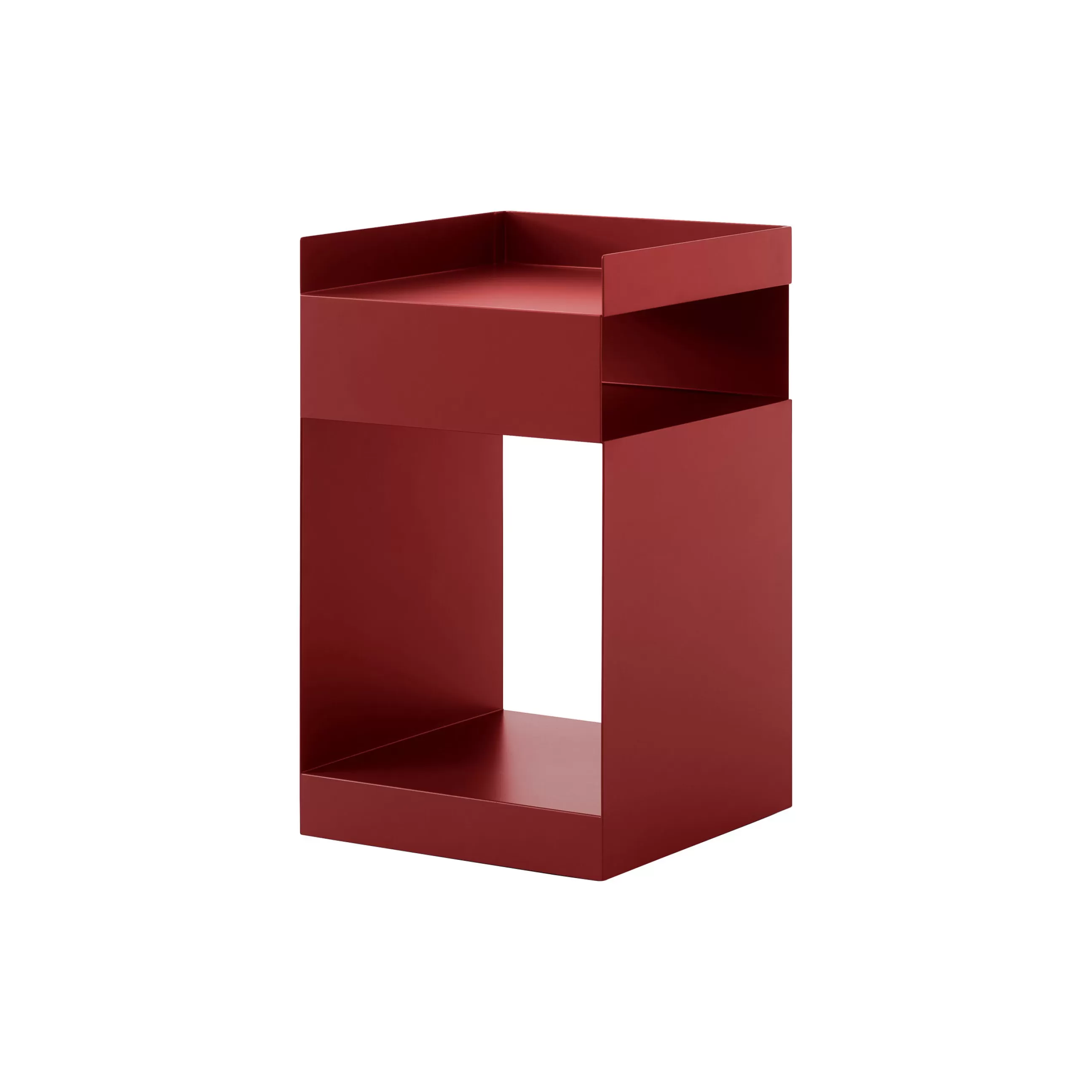 Meubles De Rangement>&tradition Caisson A Roulettes Rotate Sc73 Metal/ 35 X 35 X H 59 Cm - Rouge