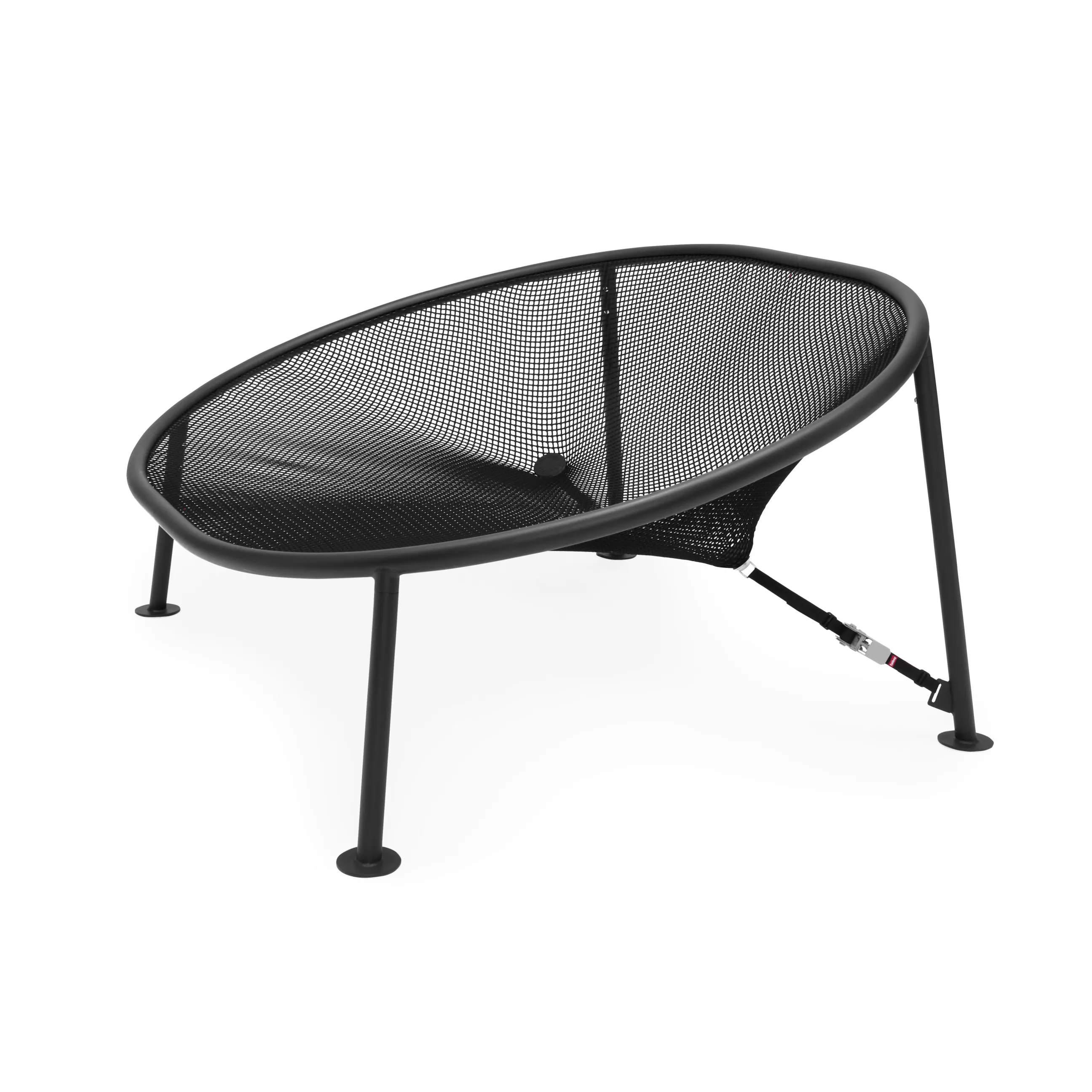 Canapés De Jardin>Fatboy Canape De Jardin 2 Places Netorious Tissu Noir / Assise Lounge - Filet Souple / 189 X 154 Cm - Anthracite