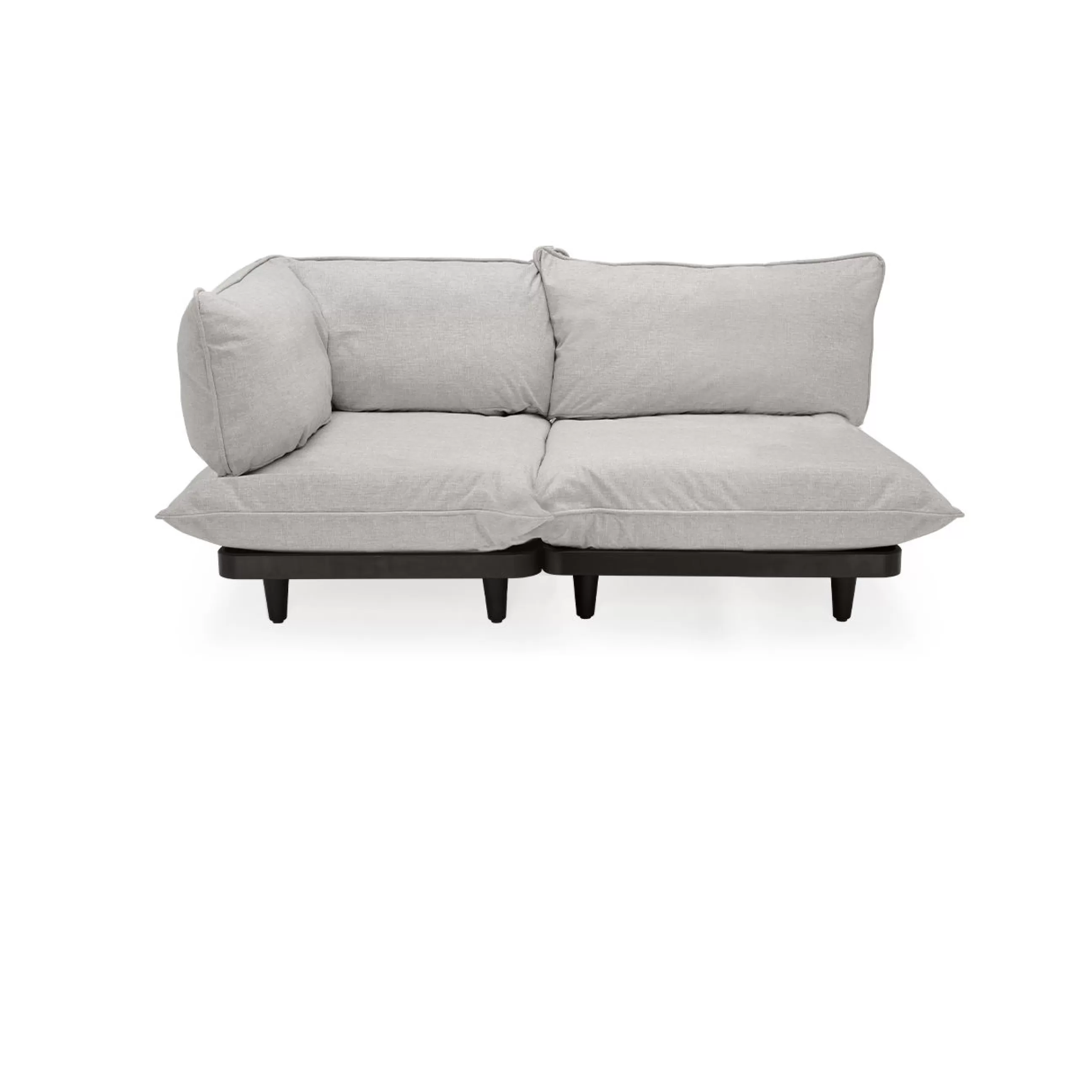 Canapés De Jardin>Fatboy Canape De Jardin 2 Places Paletti Set Tissu Beige / Accoudoir Gauche - L 180 Cm - Beige Mist