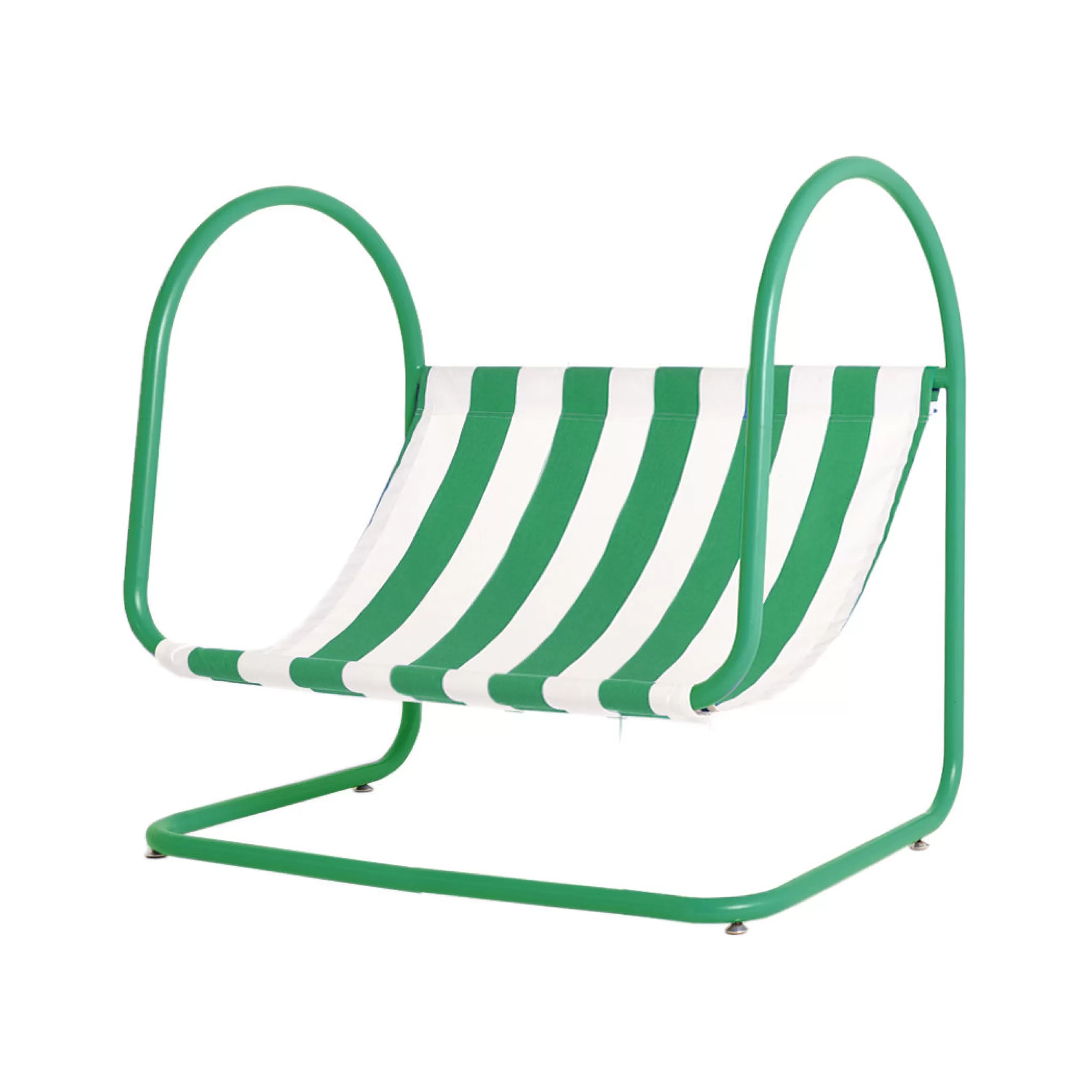 Canapés De Jardin>Axel Chay Canape De Jardin 2 Places Petit Double Metal Vert / L 130 Cm - Exclusivite Made In Design - Blanc - Vert