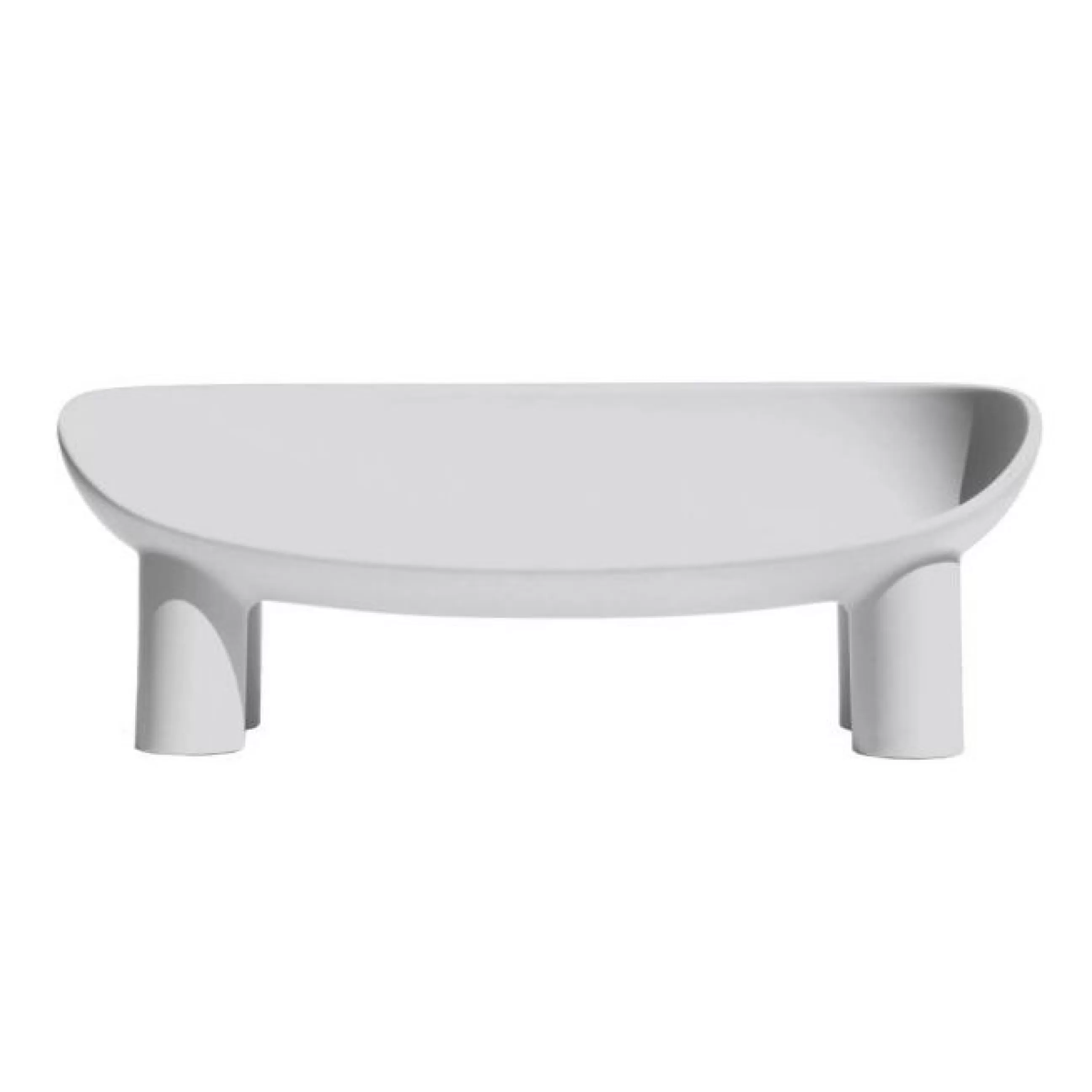 Canapés De Jardin>Driade Canape De Jardin 2 Places Roly Poly Plastique Gris / L 175 Cm - Polyethylene - Ciment