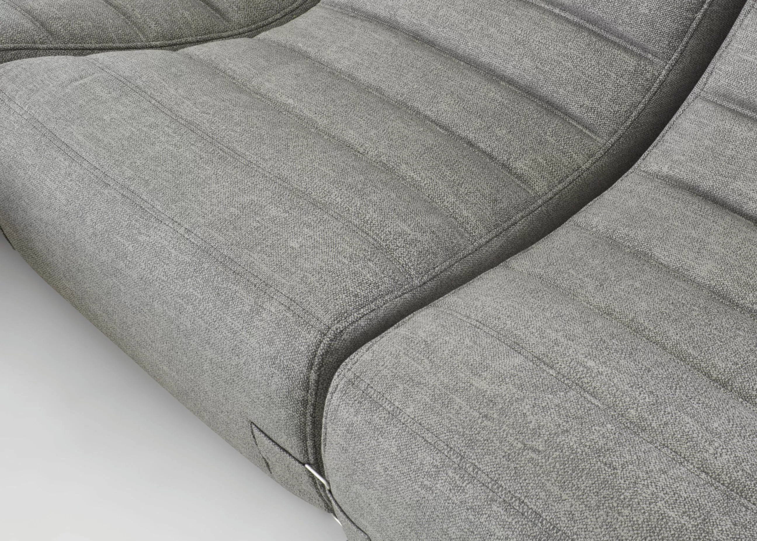 Canapés De Jardin>Cinna Canape De Jardin 3 Places Saparella Tissu Gris (1965) / 3 Modules - L 222 Cm - Gris Flanelle