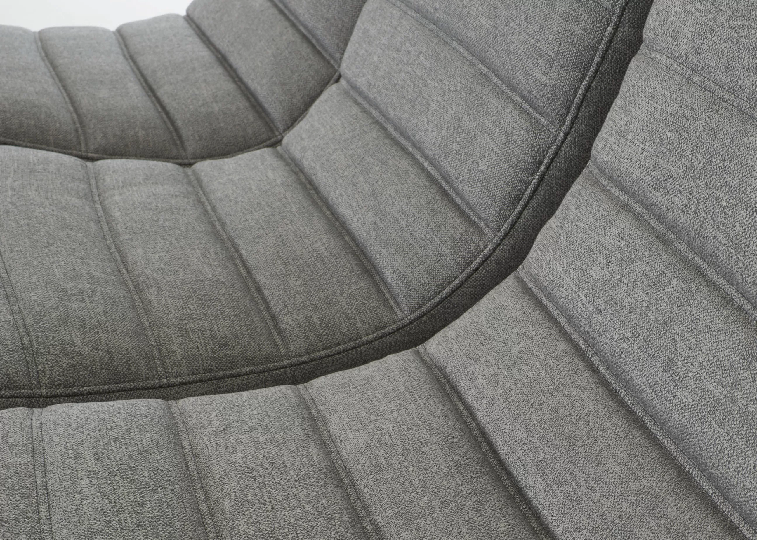 Canapés De Jardin>Cinna Canape De Jardin 3 Places Saparella Tissu Gris (1965) / 3 Modules - L 222 Cm - Gris Flanelle