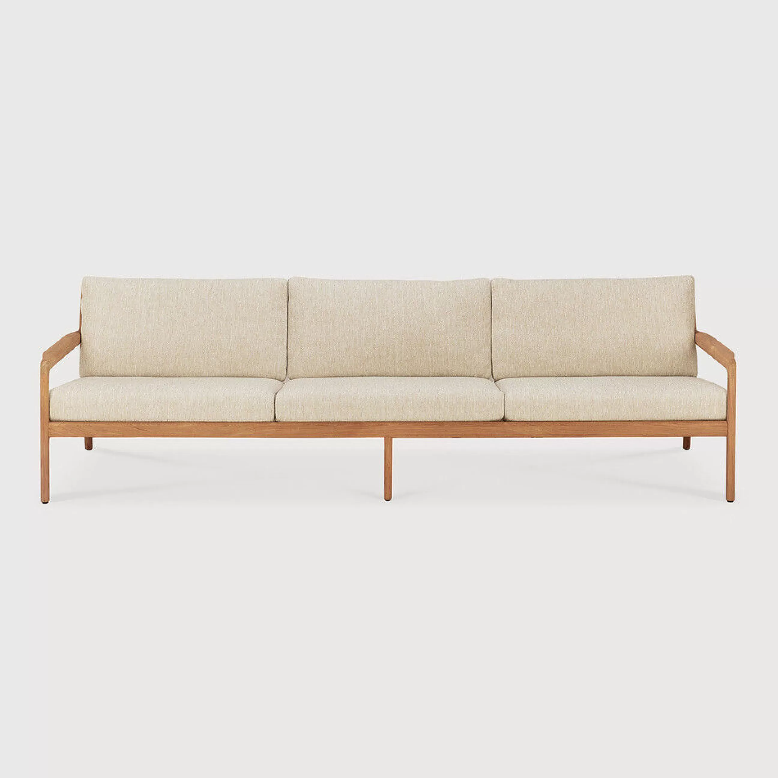 Canapés De Jardin>Ethnicraft Canape De Jardin 4 Places Jack Outdoor Tissu Bois Beige / L 265 Cm - Teck - Naturel - Teck