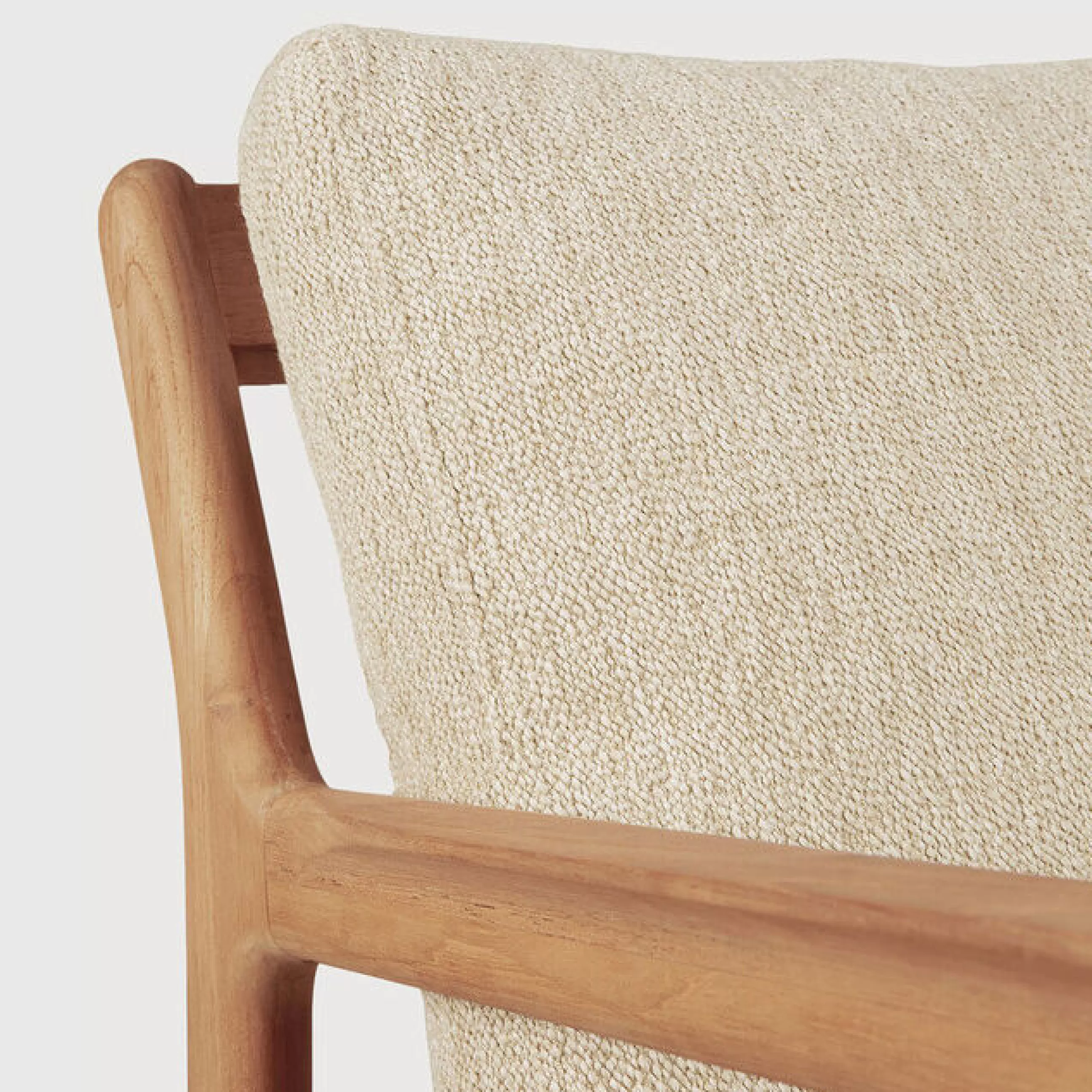 Canapés De Jardin>Ethnicraft Canape De Jardin 4 Places Jack Outdoor Tissu Bois Beige / L 265 Cm - Teck - Naturel - Teck