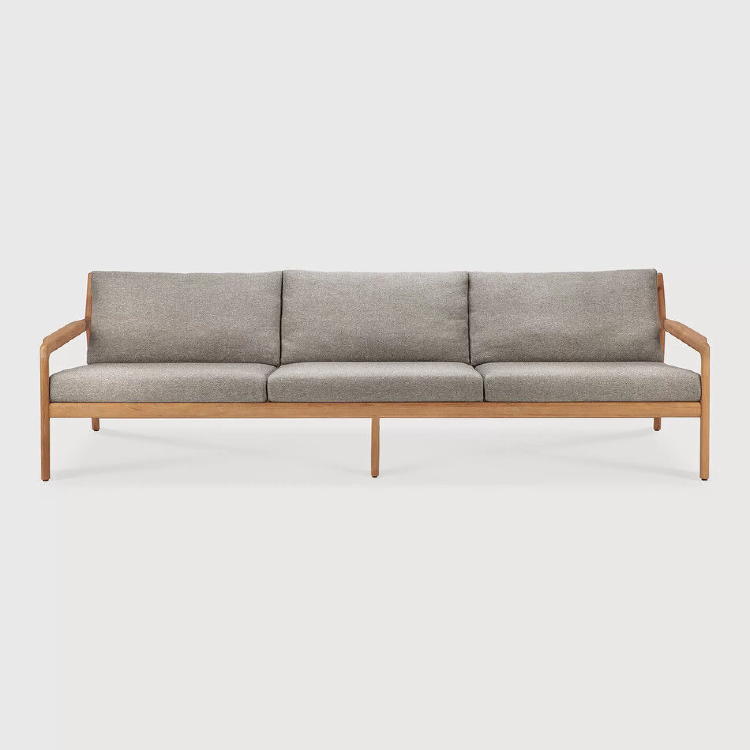 Canapés De Jardin>Ethnicraft Canape De Jardin 4 Places Jack Outdoor Tissu Bois Gris / L 265 Cm - Teck - Moka - Teck