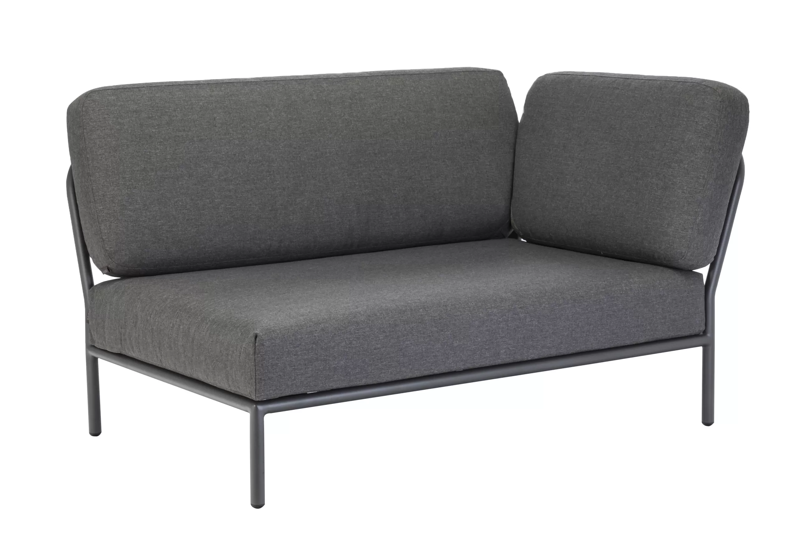 Canapés De Jardin>Houe Canape De Jardin Modulable Level Tissu / Angle Droit - L 139 X P 92,5 Cm - Gris