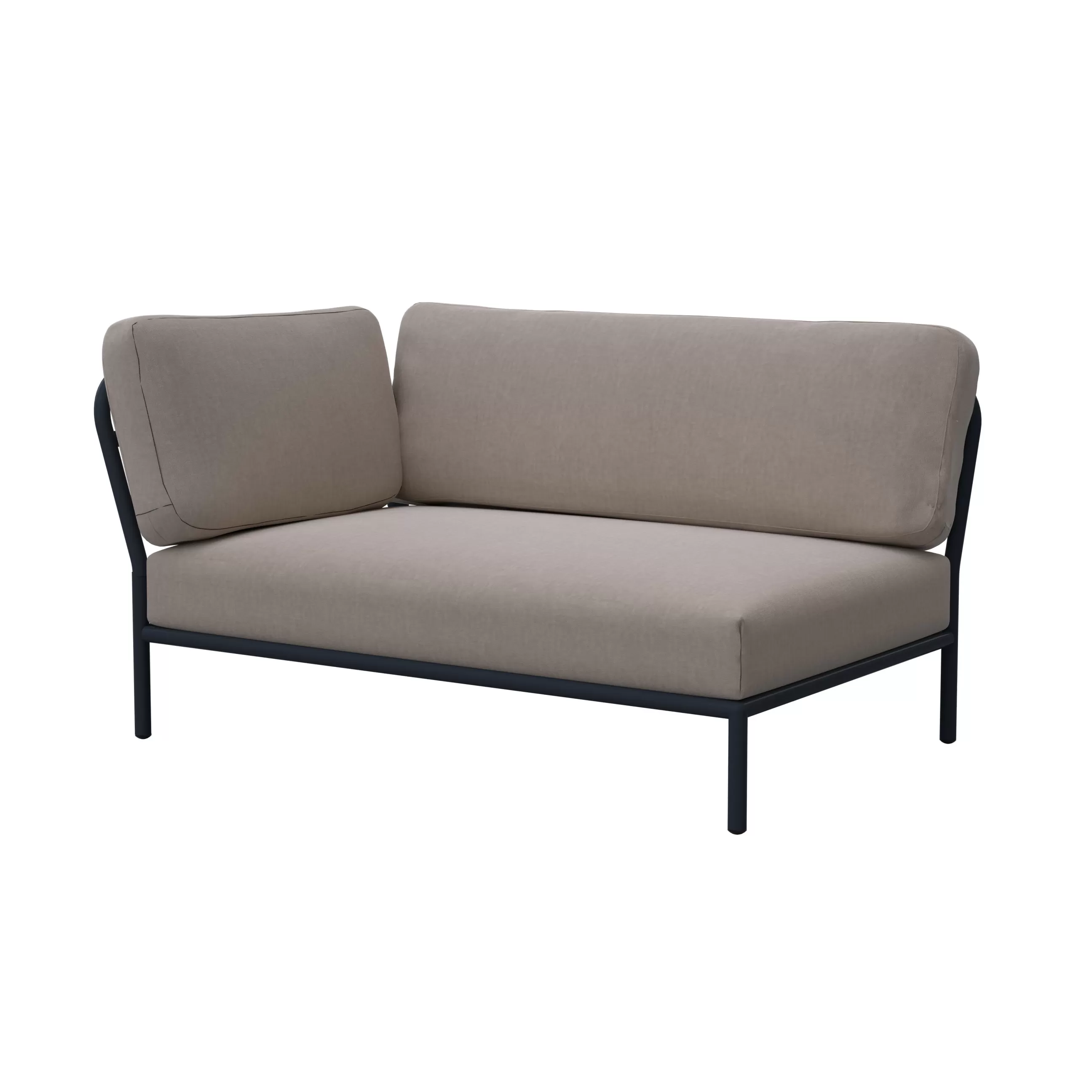 Canapés De Jardin>Houe Canape De Jardin Modulable Level Tissu Beige / Angle Gauche - L 139 X P 92,5 Cm - Beige Ash