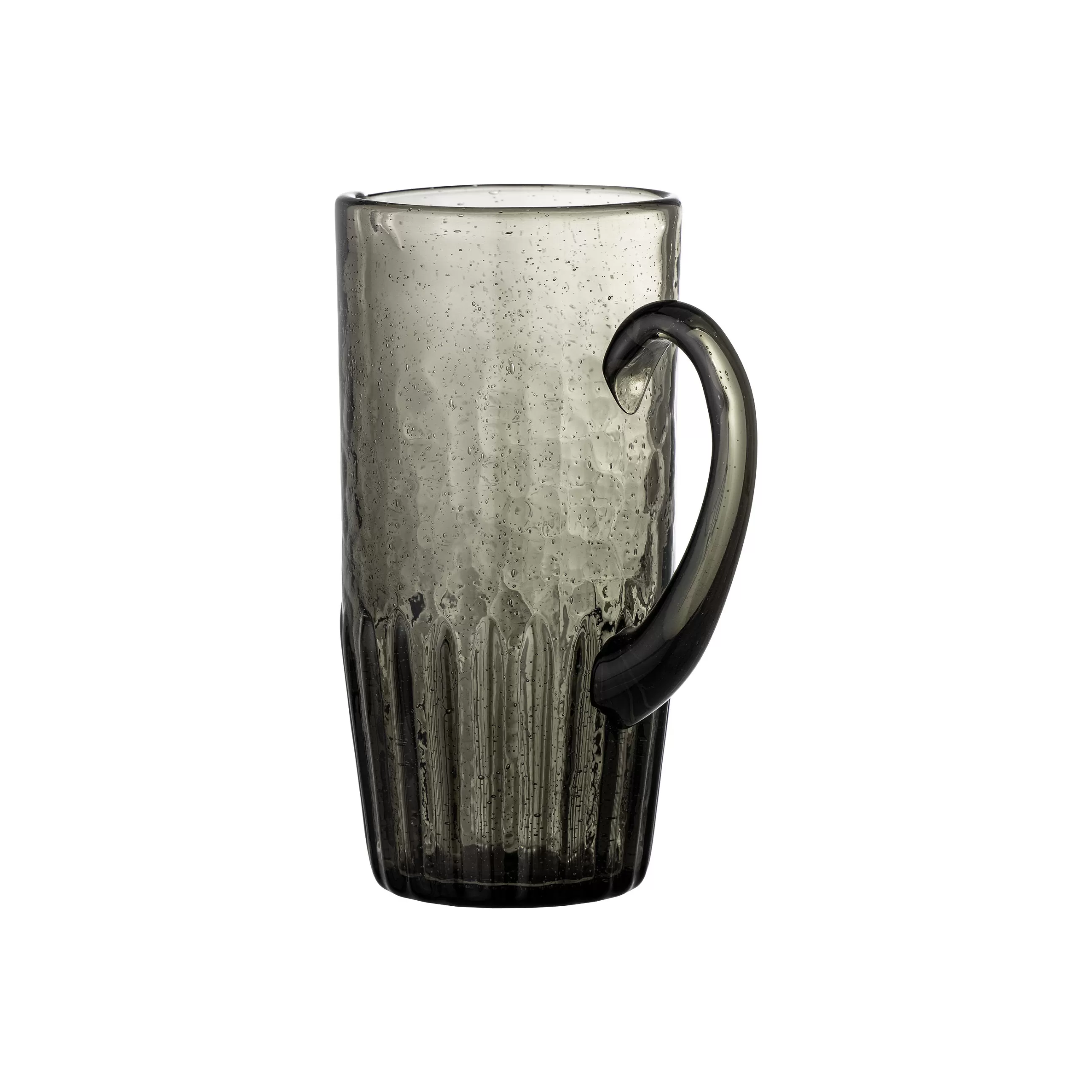 Carafes Et Décanteurs>Bloomingville Carafe Anora Verre Gris / Verre Souffle Bouche - 1 Litre - Gris Fume